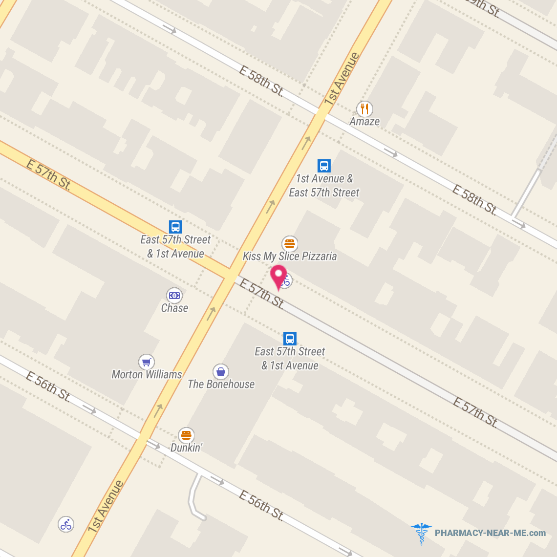 POLLOCK BAILEY PHARMACY - Pharmacy Hours, Phone, Reviews & Information: 405 East 57th Street, NY, New York 10022, United States