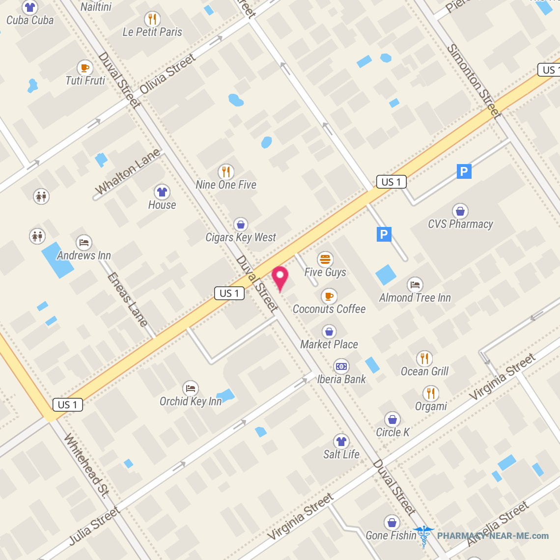 CVS PHARMACY #03779 - Pharmacy Hours, Phone, Reviews & Information: 530 Truman Avenue, Key West, Florida 33040, United States