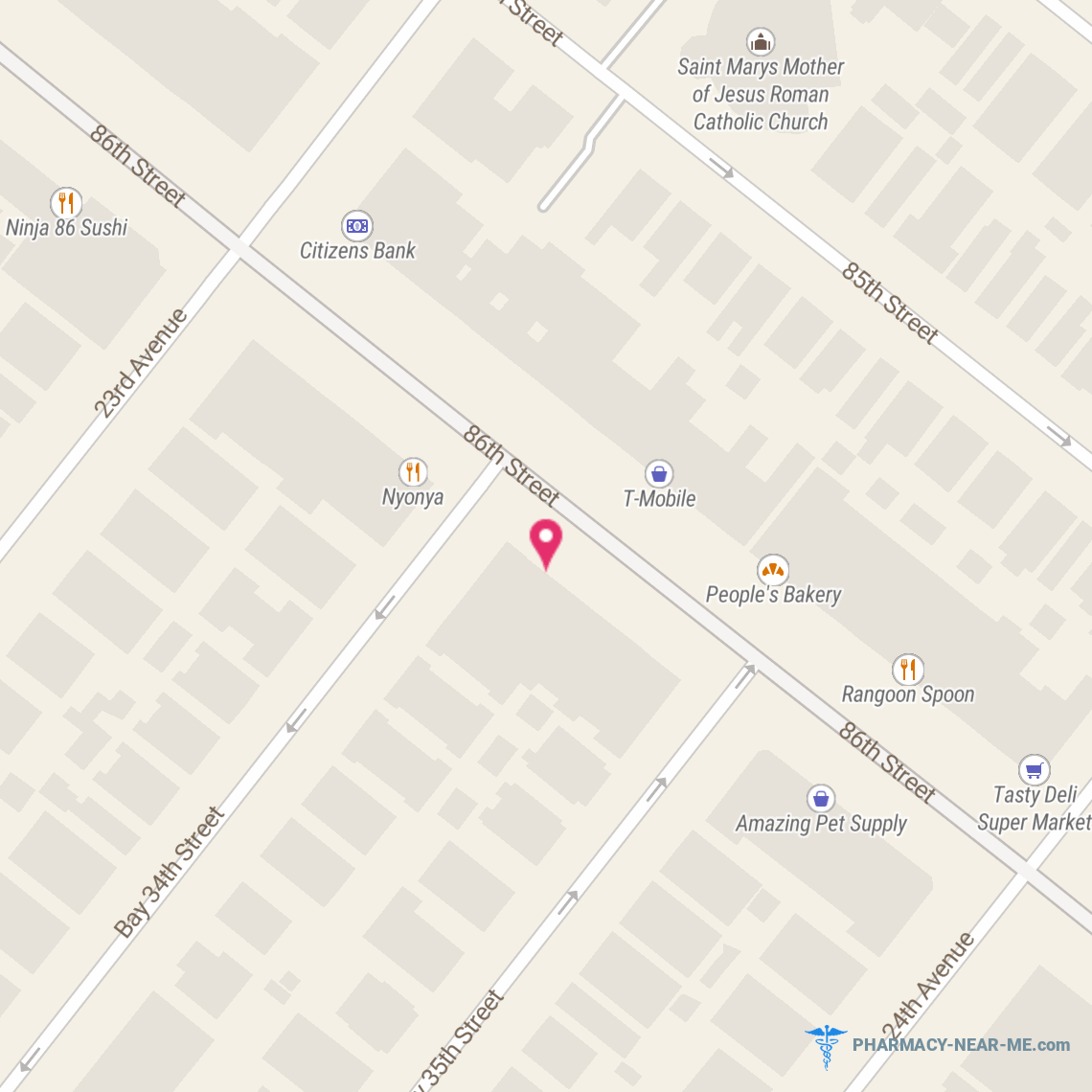 MAIN PHARMACY - Pharmacy Hours, Phone, Reviews & Information: 2350 86th Street, Brooklyn, New York 11214, United States