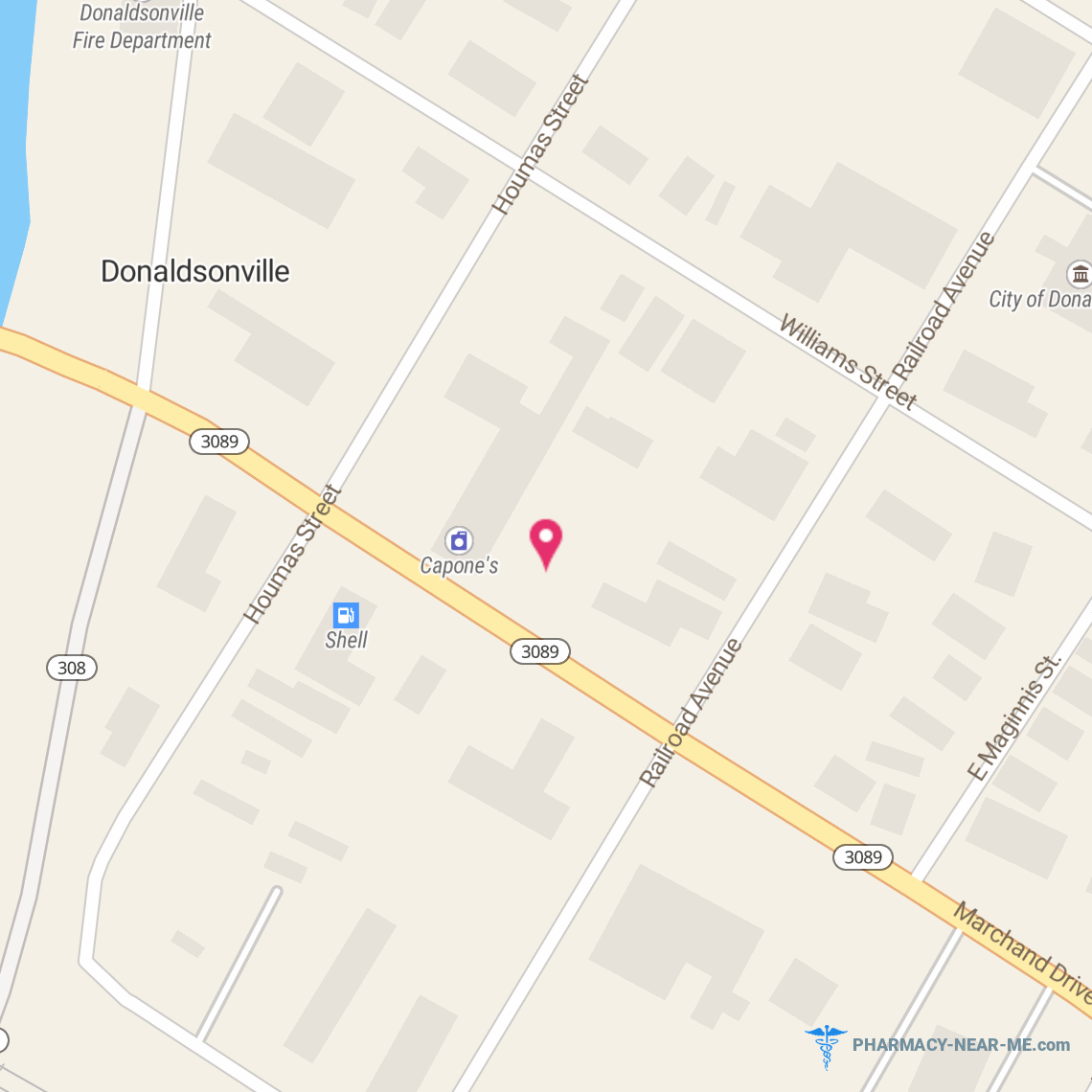 VIALLON DRUG CO OF DONALDSONVILLE - Pharmacy Hours, Phone, Reviews & Information: 309 Marchand Drive, Donaldsonville, Louisiana 70346, United States