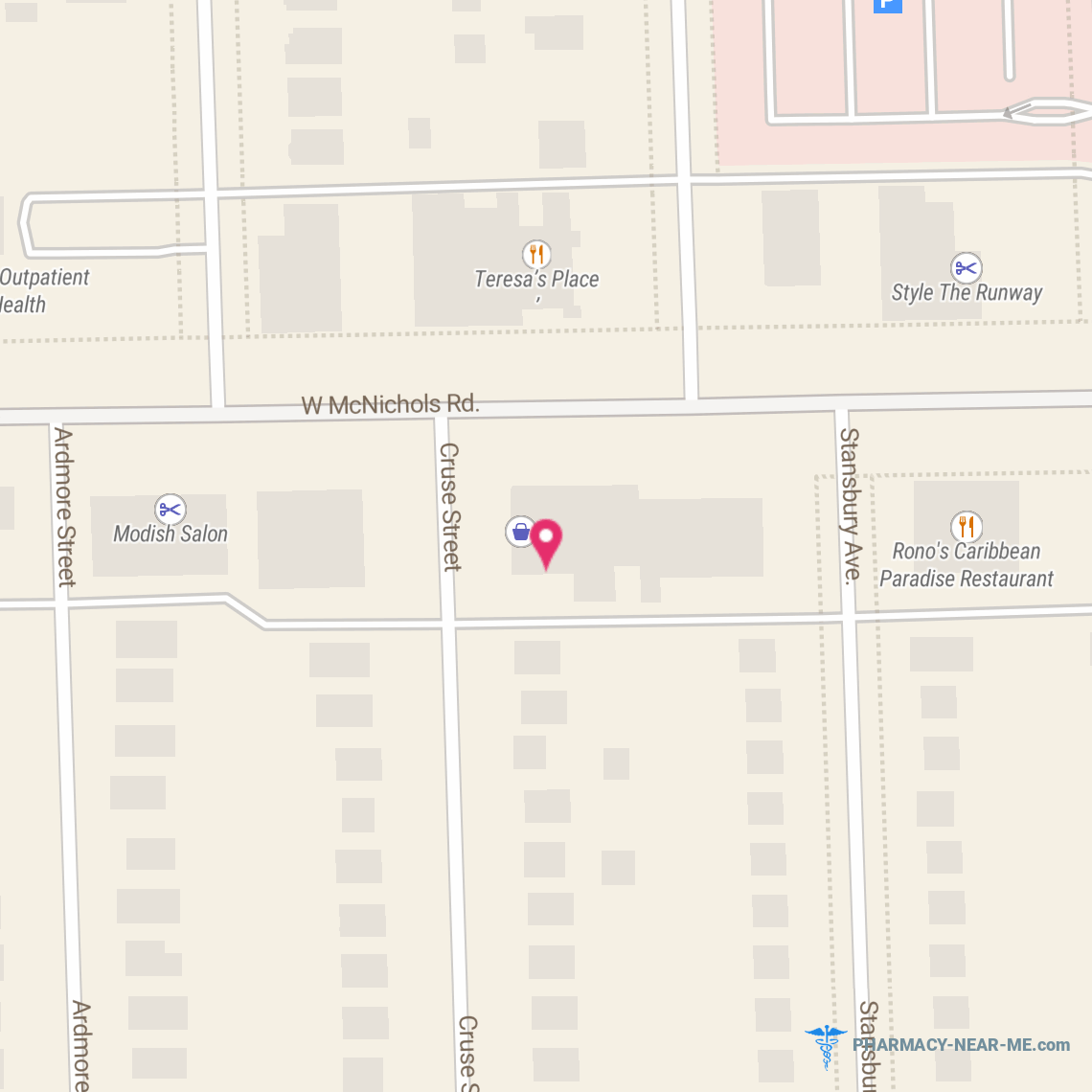 PRAMUKH ASHISH LLC - Pharmacy Hours, Phone, Reviews & Information: 14039 West Mcnichols Road, Detroit, Michigan 48235, United States