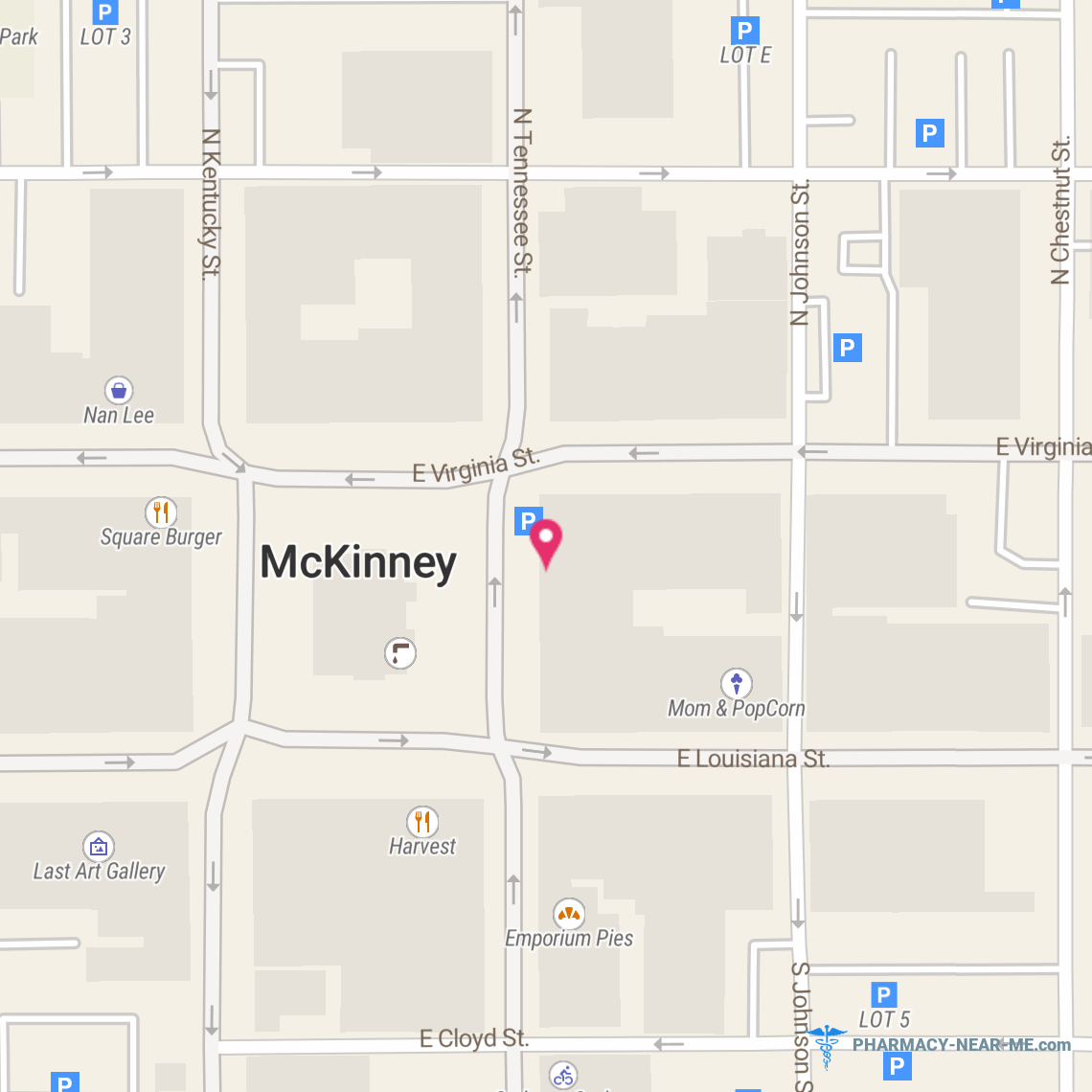 K MOSIER INC - Pharmacy Hours, Phone, Reviews & Information: 114 North Tennessee Street, McKinney, Texas 75069, United States