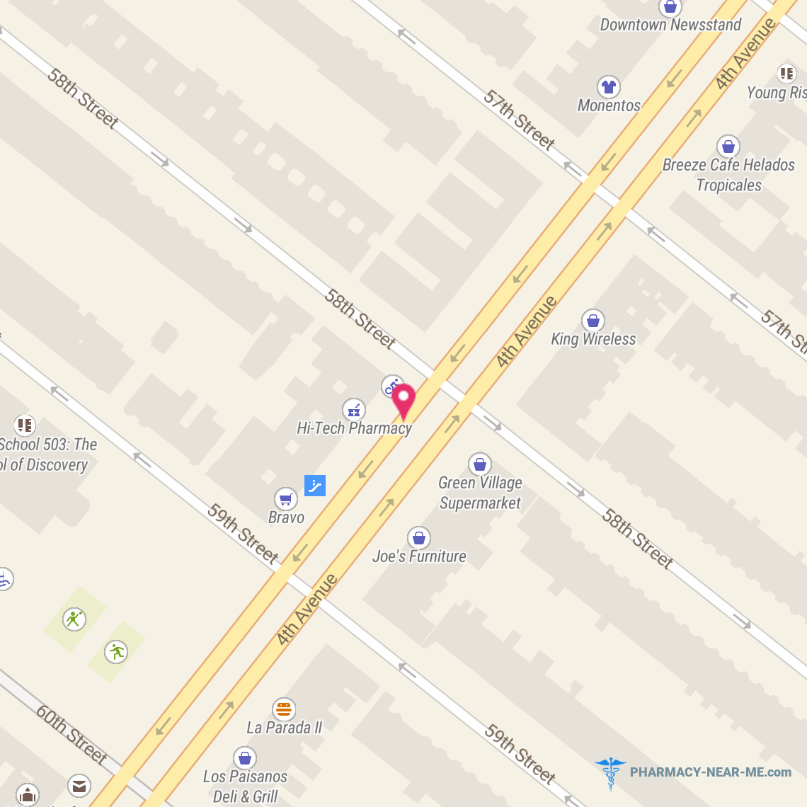 59 ST PHARMACY - Pharmacy Hours, Phone, Reviews & Information: 5816 4th Avenue, Brooklyn, New York 11220, United States