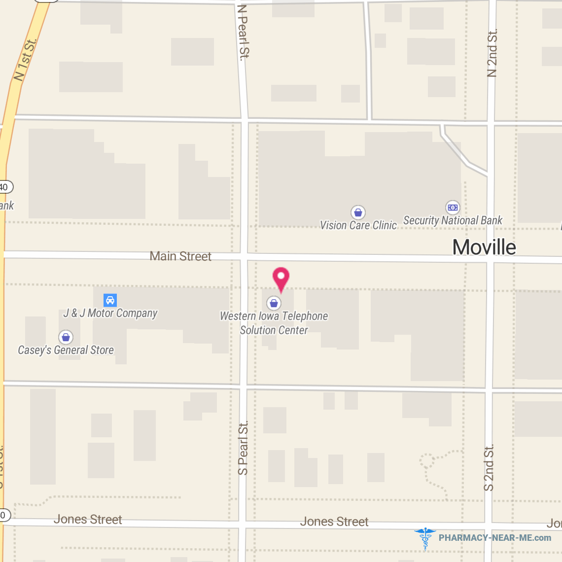 MOVILLE PHARMACY INC - Pharmacy Hours, Phone, Reviews & Information: 216 Main Street, Moville, Iowa 51039, United States