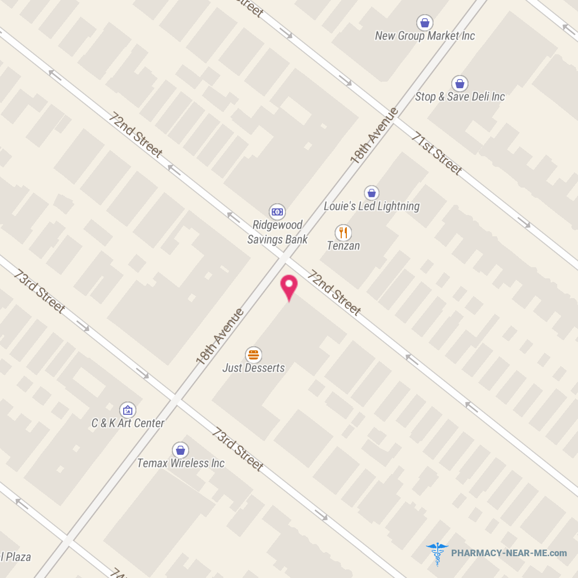 LINKUS PHARMACY INC. - Pharmacy Hours, Phone, Reviews & Information: 7213 18th Avenue, Brooklyn, New York 11204, United States