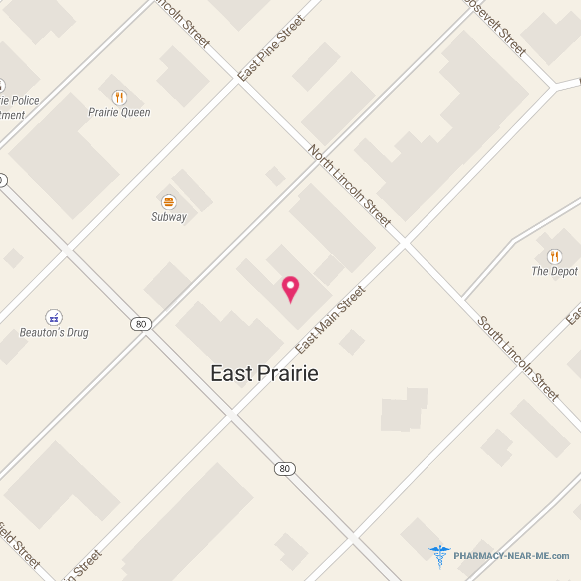 MAIN STREET RX, LLC - Pharmacy Hours, Phone, Reviews & Information: 117 East Main Street, East Prairie, Missouri 63845, United States