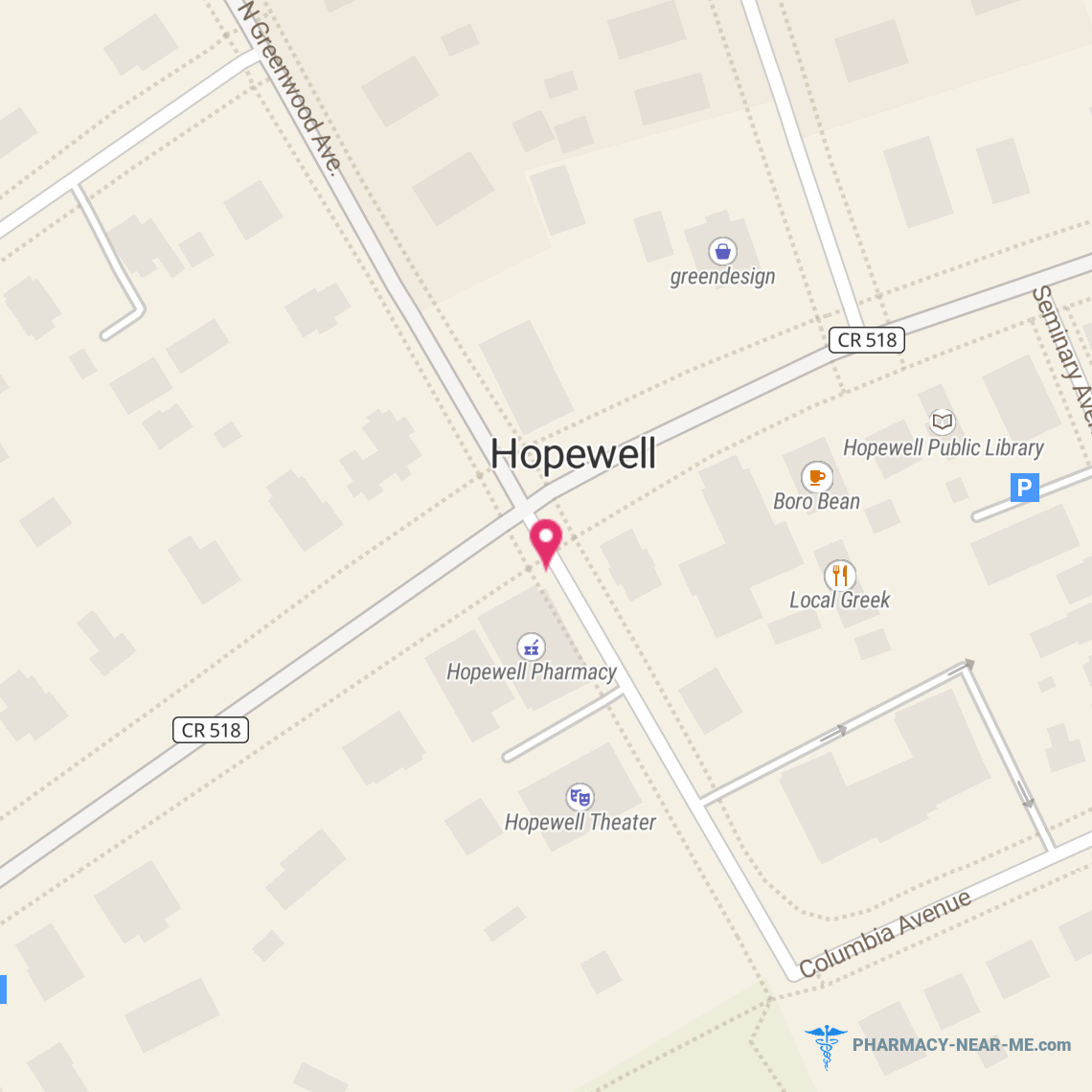 HOPEWELL PHARMACY - Pharmacy Hours, Phone, Reviews & Information: 1 West Broad Street, Hopewell, New Jersey 08525, United States