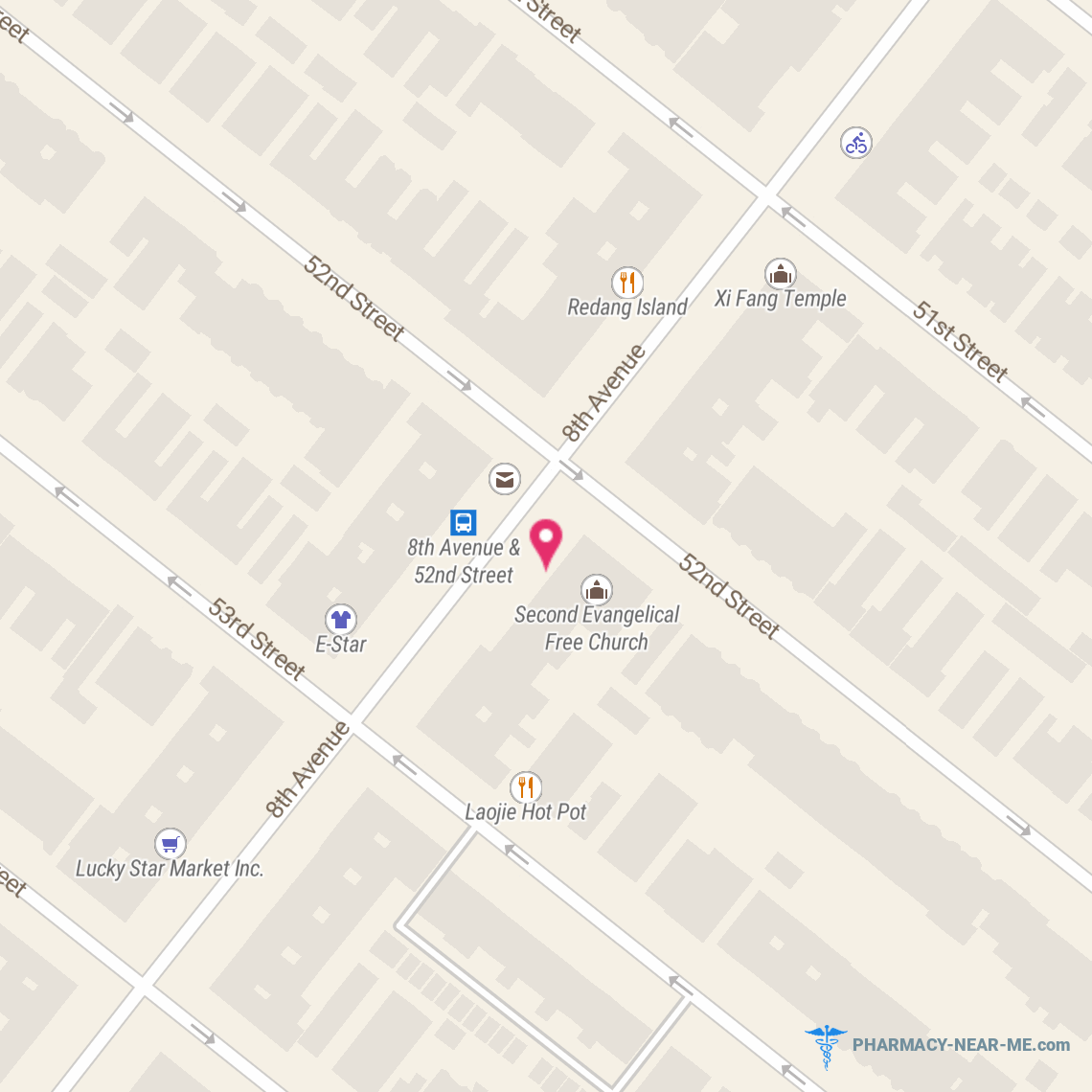 CF53 INC - Pharmacy Hours, Phone, Reviews & Information: 5223 8th Avenue, Brooklyn, New York 11220, United States