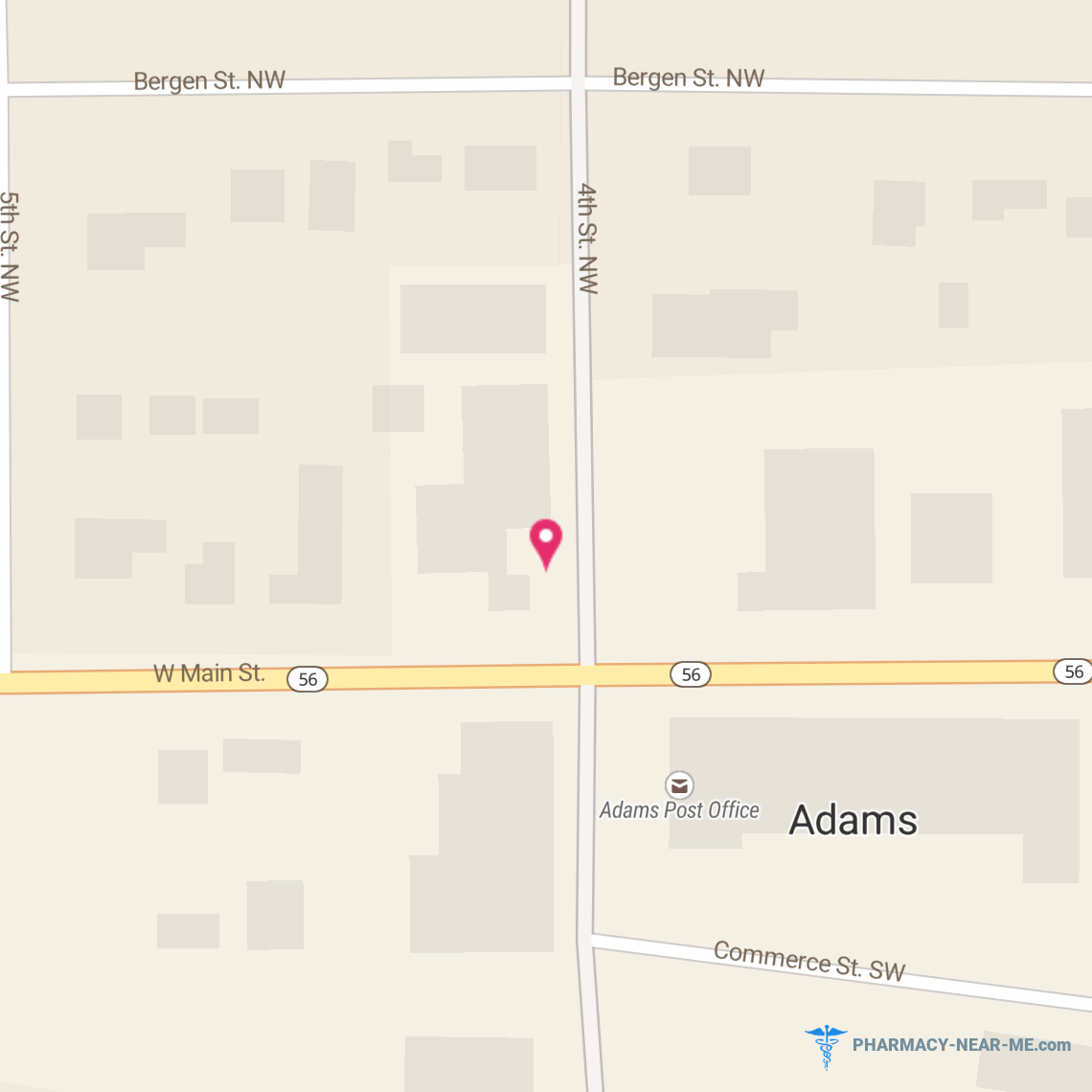 ADAMS DRUG - Pharmacy Hours, Phone, Reviews & Information: 11 SW 4th St, Adams, Minnesota 55909, United States