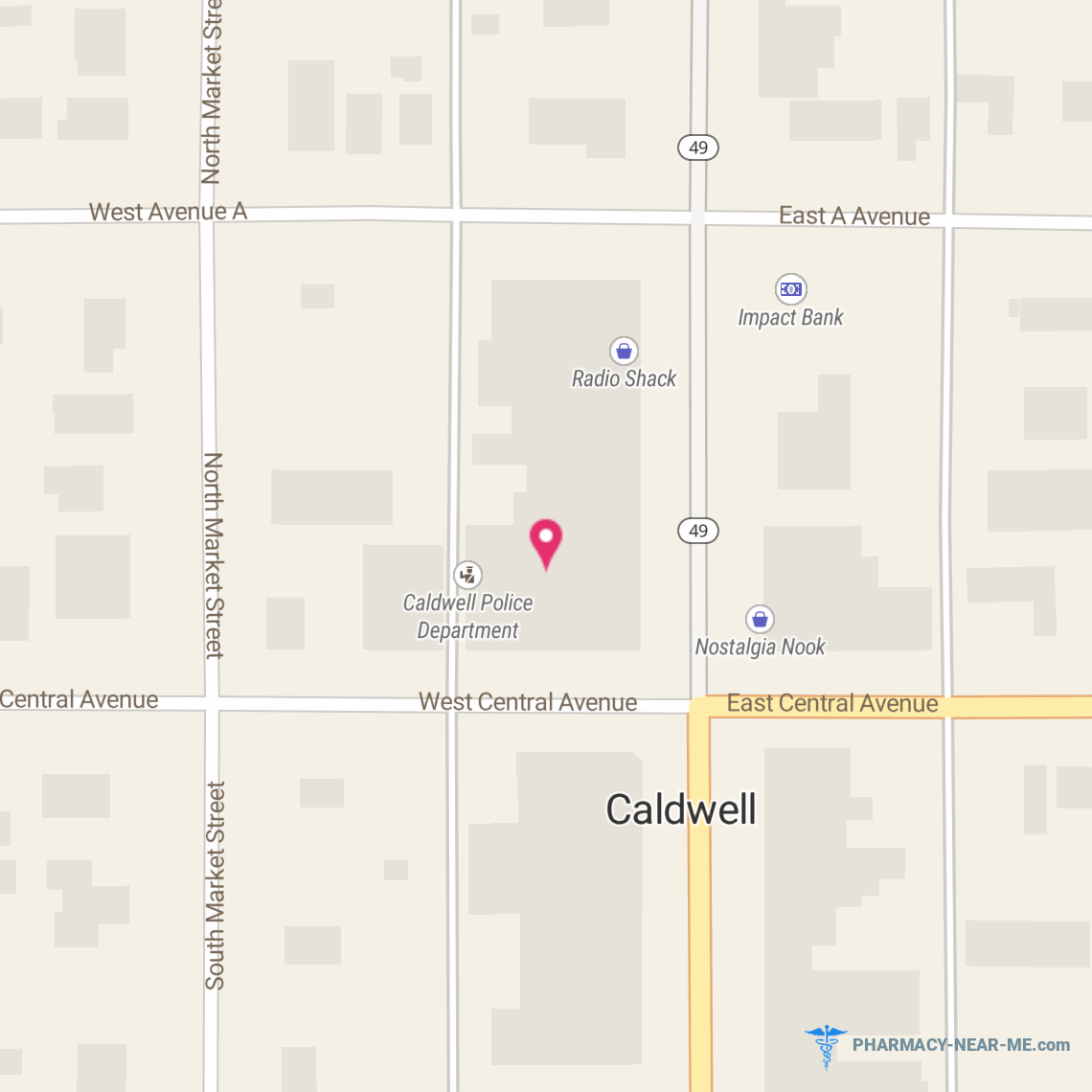 CALDWELL PHARMACY INC - Pharmacy Hours, Phone, Reviews & Information: 7 North Main Street, Caldwell, Kansas 67022, United States
