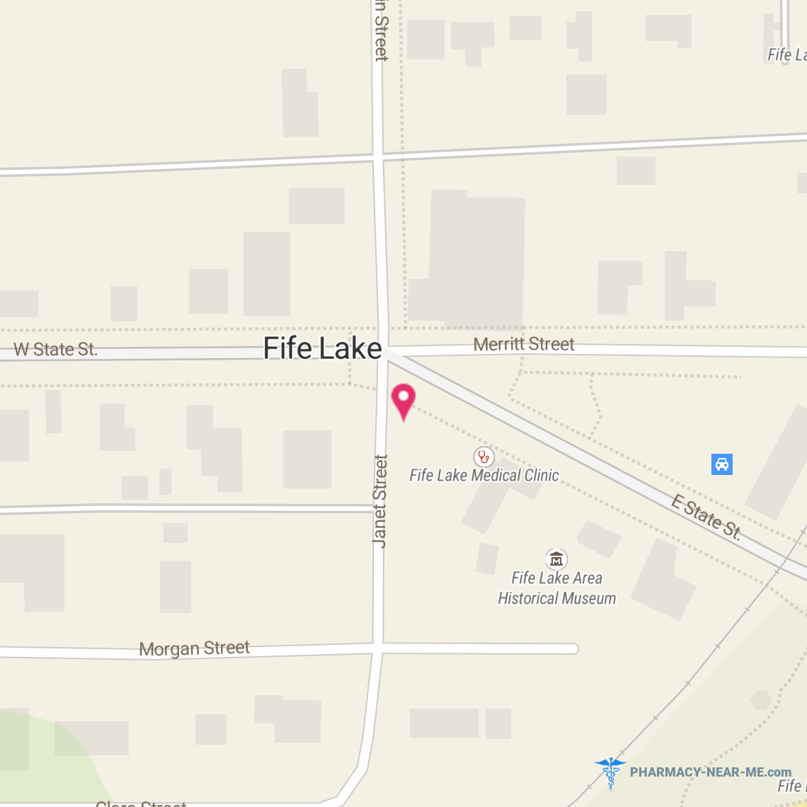 FIFE LAKE PHARMACY - Pharmacy Hours, Phone, Reviews & Information: 108 East State Street, Fife Lake, Michigan 49633, United States