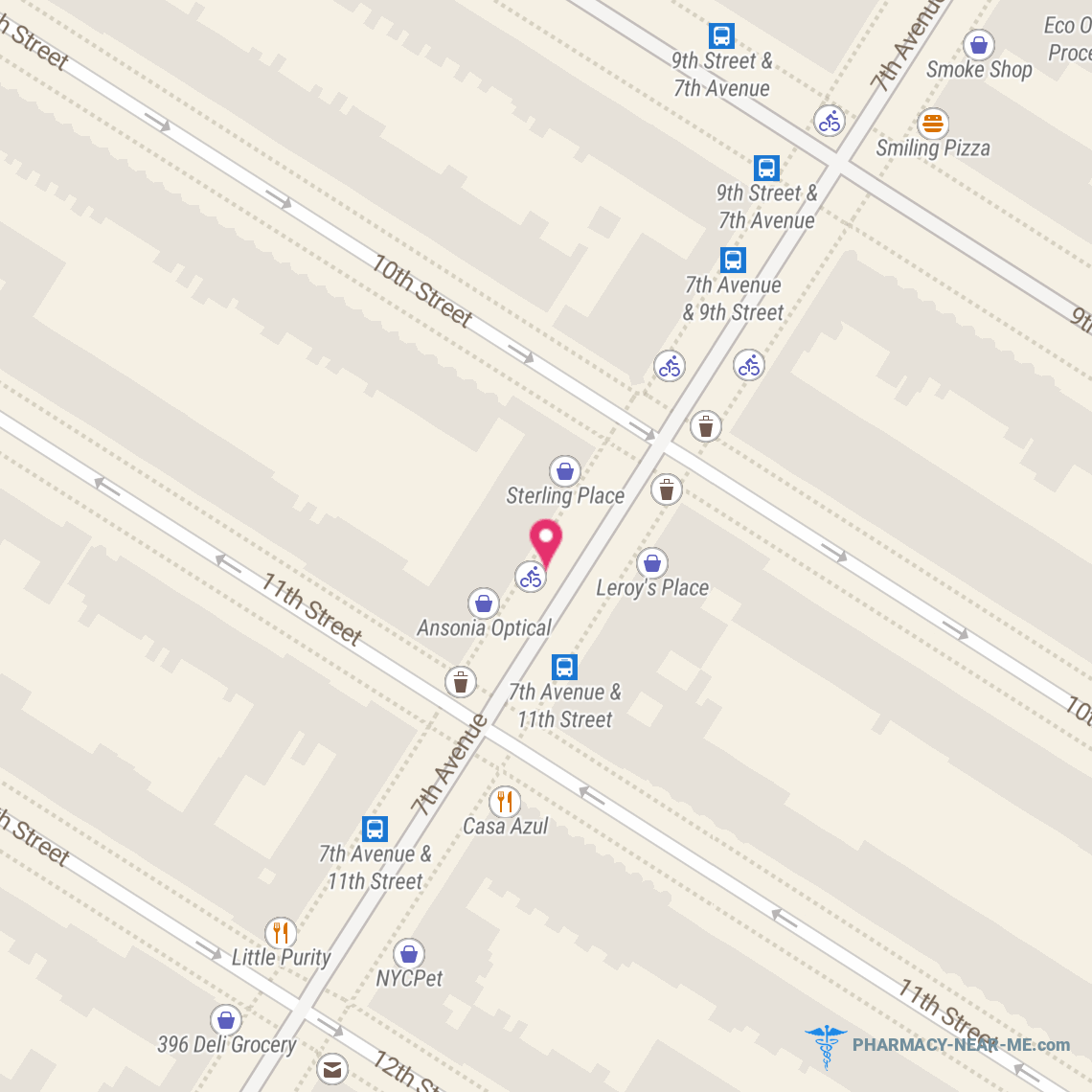 ANSONIA CHEMIST - Pharmacy Hours, Phone, Reviews & Information: 358 7th Avenue, Brooklyn, New York 11215, United States