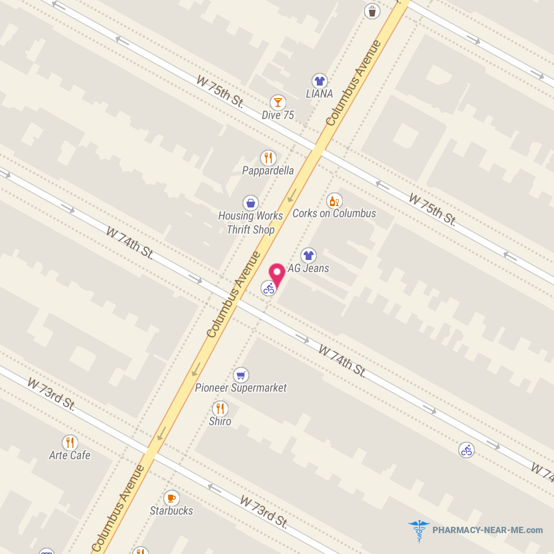 DUANE READE #14414 - Pharmacy Hours, Phone, Reviews & Information: 325 Columbus Avenue, NY, New York 10023, United States