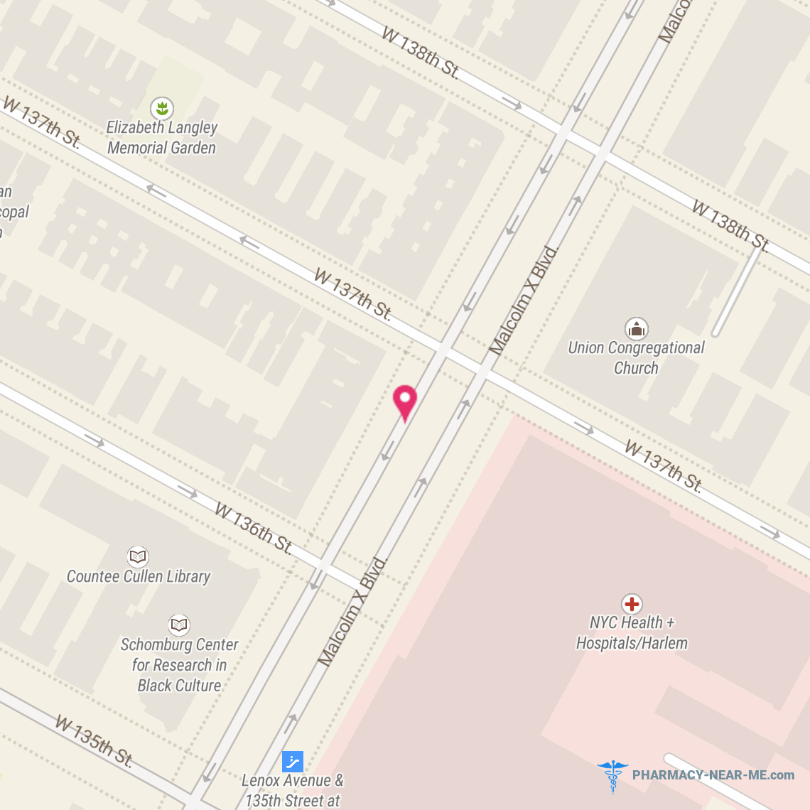 MALCOLM X PHARMACY - Pharmacy Hours, Phone, Reviews & Information: 523 Lenox Ave, Manhattan, New York 10030, United States