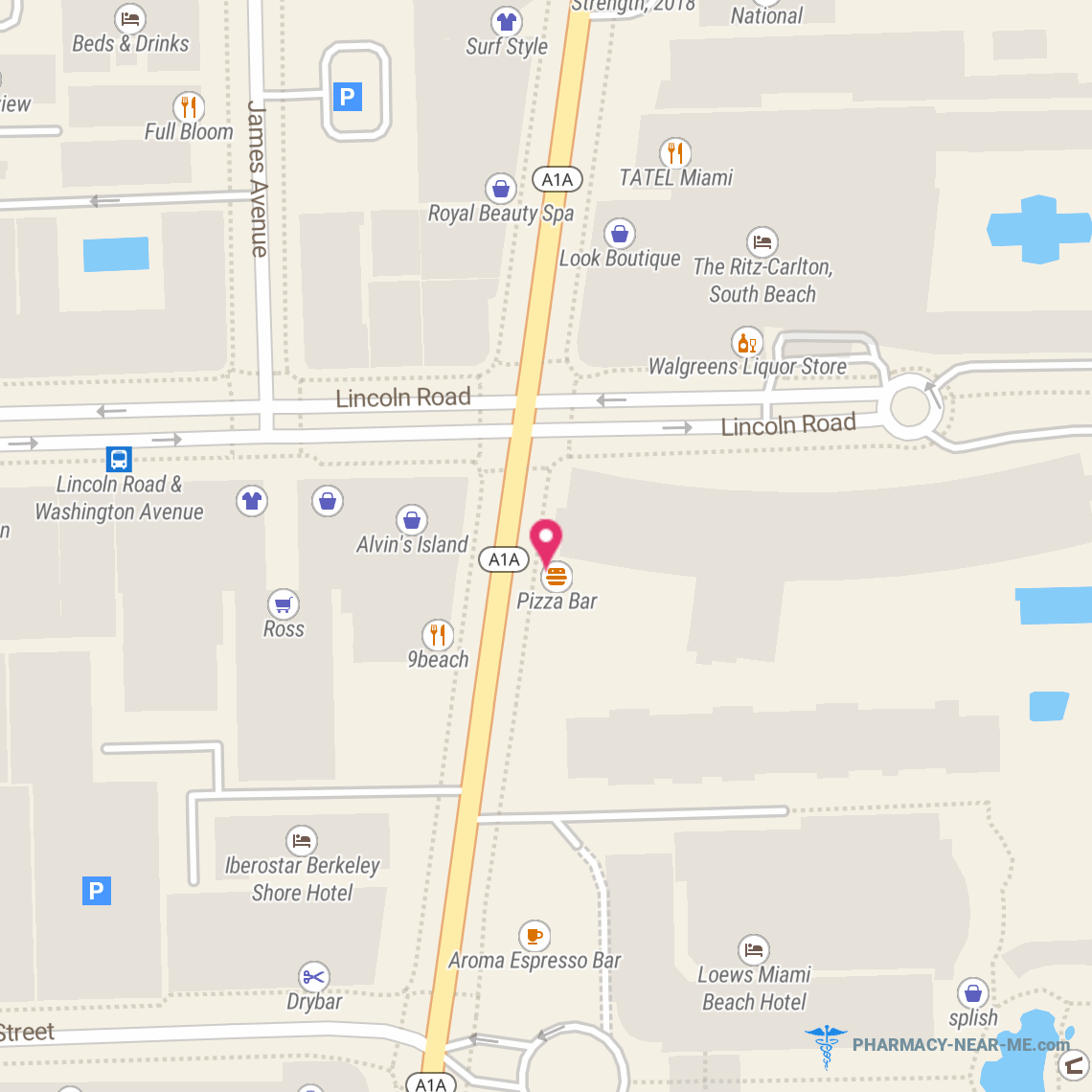 WALGREENS #15914 - Pharmacy Hours, Phone, Reviews & Information: 1669 Collins Avenue, Miami Beach, Florida 33139, United States