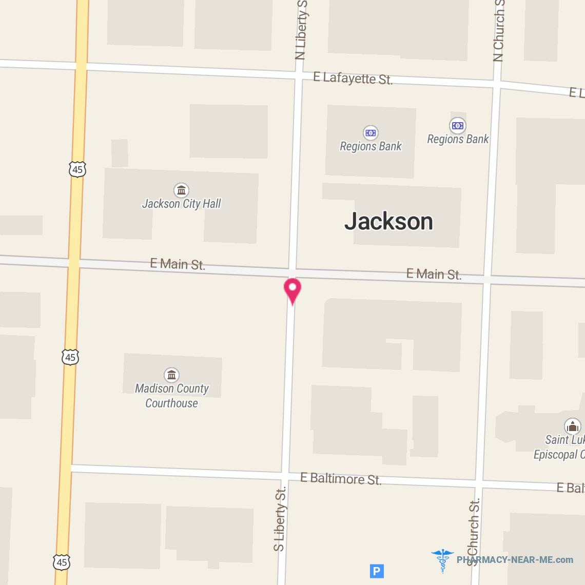 FPJ INC - Pharmacy Hours, Phone, Reviews & Information: 200 W Main St, Jackson, Tennessee 38301, United States