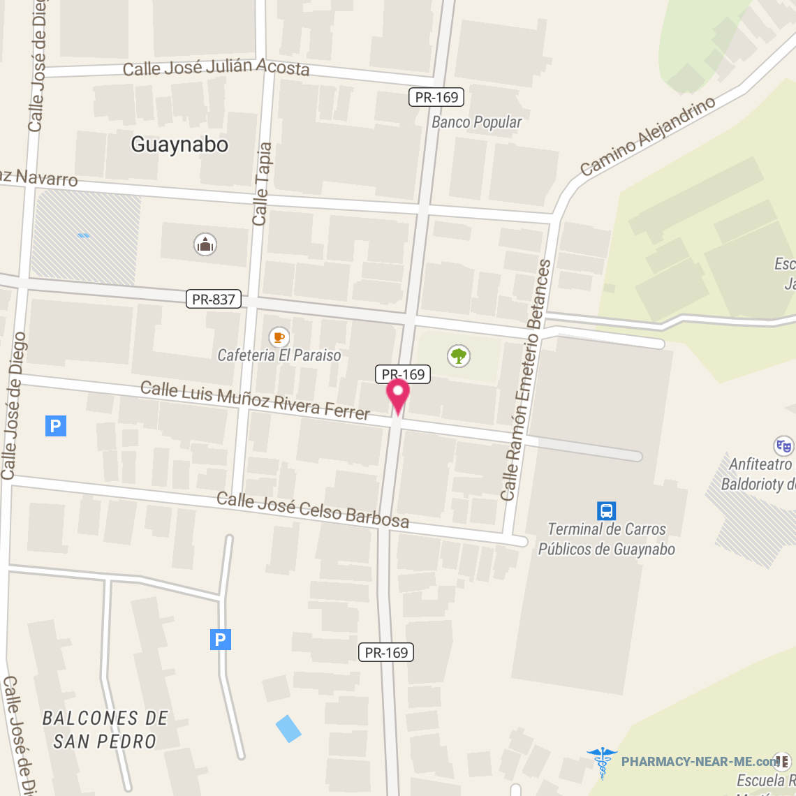 SAN PEDRO PHARMACY, CORP - Pharmacy Hours, Phone, Reviews & Information: 7 Calle Munoz Rivera, Guaynabo, PR 00969