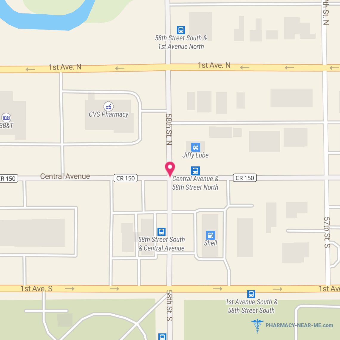 CVS PHARMACY # 05485 - Pharmacy Hours, Phone, Reviews & Information: 5801 Central Avenue, St. Petersburg, Florida 33710, United States