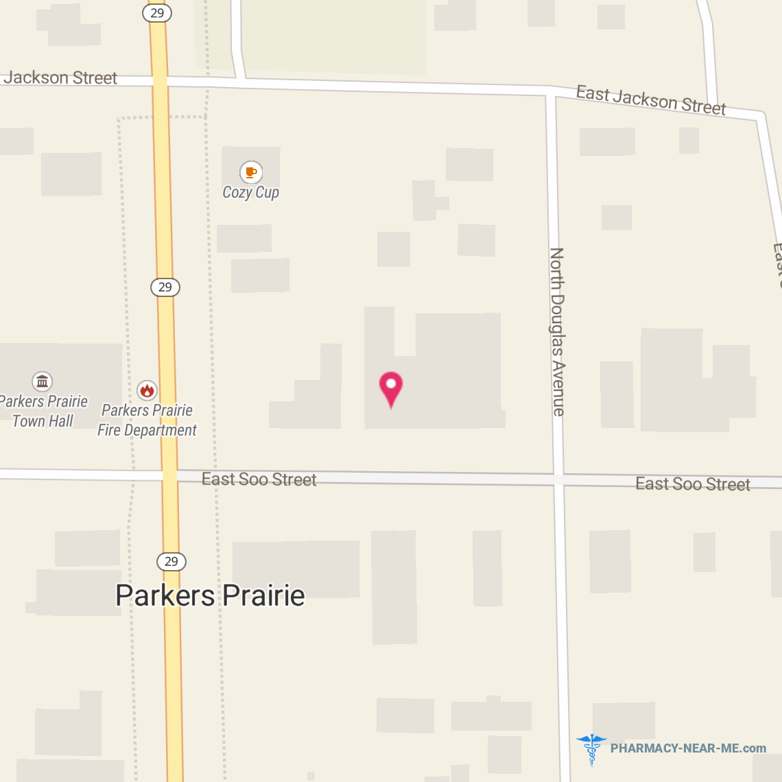 TRUMM DRUG INC - Pharmacy Hours, Phone, Reviews & Information: 114 East Soo Street, Parkers Prairie, Minnesota 56361, United States