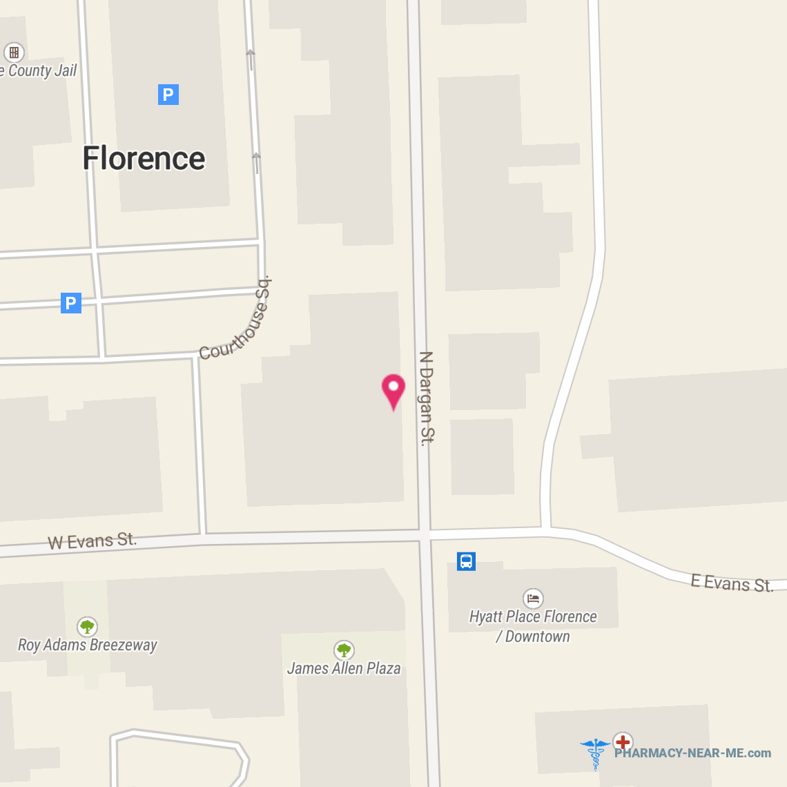 FLORENCE PHARMACY - Pharmacy Hours, Phone, Reviews & Information: 123 South Dargan Street, Florence, South Carolina 29506, United States