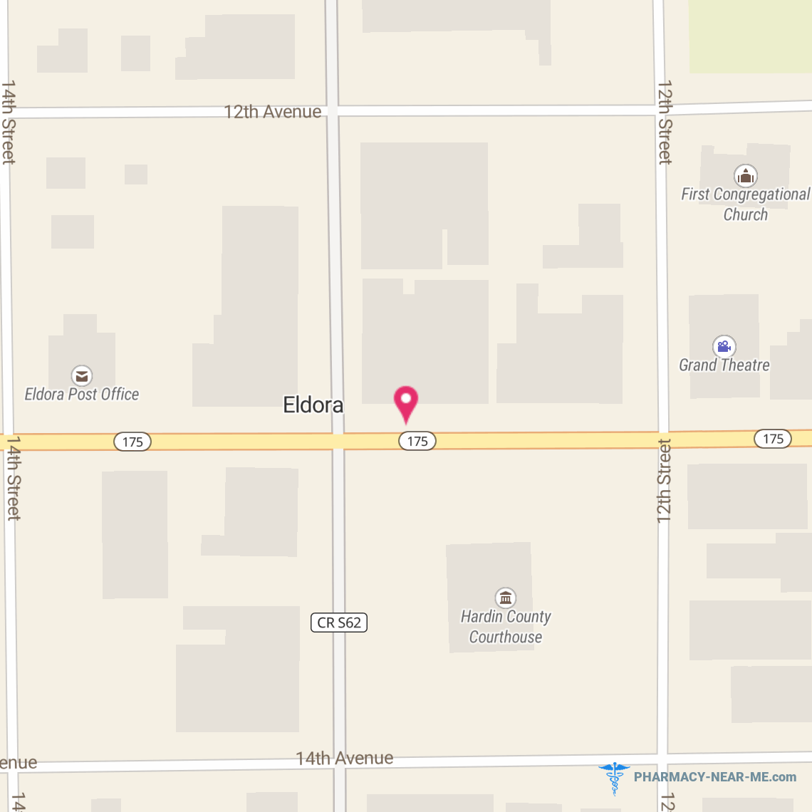 ELDORA PHARMACY - Pharmacy Hours, Phone, Reviews & Information: 1274 Edgington Avenue, Eldora, Iowa 50627, United States