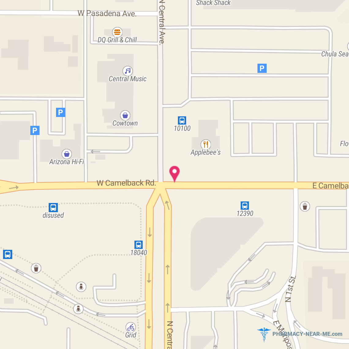 UPTOWN PHARMACY - Pharmacy Hours, Phone, Reviews & Information: N Central Ave, Phoenix, Arizona 85012, United States
