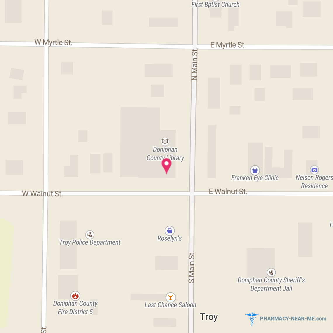 D.C. DRUG - Pharmacy Hours, Phone, Reviews & Information: 101 North Main Street, Troy, Kansas 66087, United States