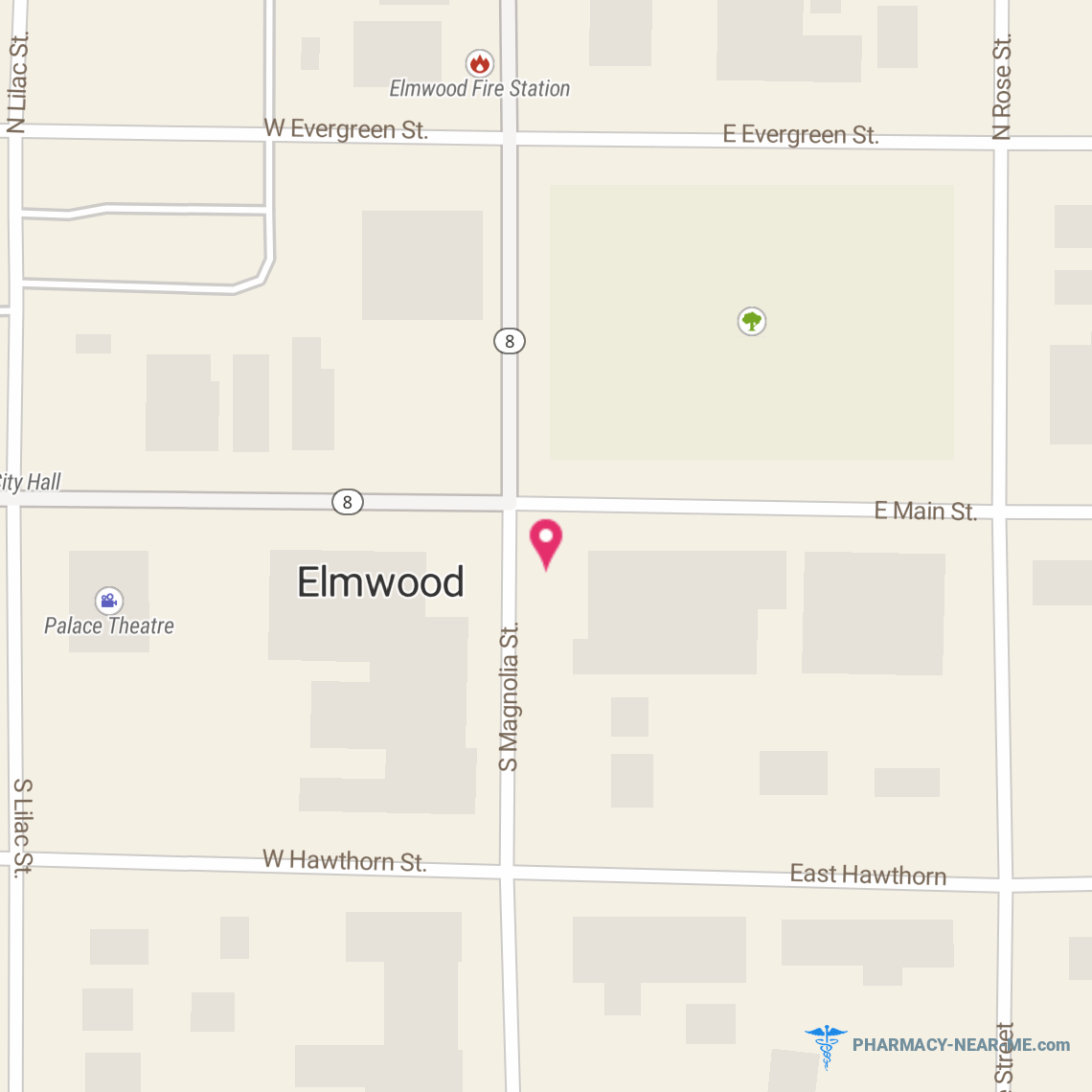 ELMWOOD PHARMACY - Pharmacy Hours, Phone, Reviews & Information: 108 East Main Street, Elmwood, Illinois 61529, United States