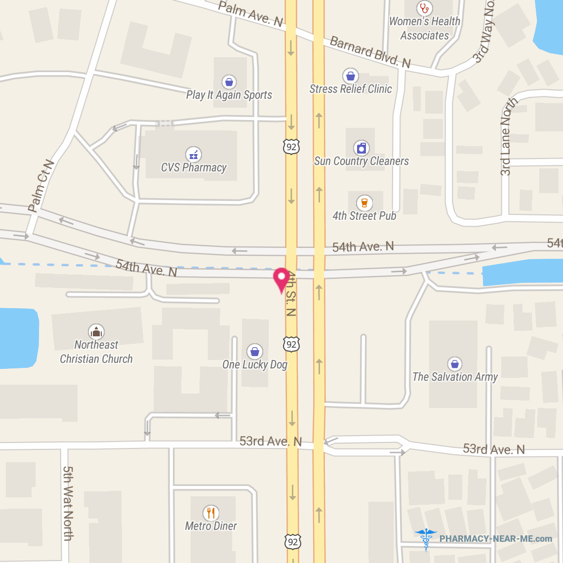 CVS PHARMACY #03466 - Pharmacy Hours, Phone, Reviews & Information: 5400 4th Street North, St. Petersburg, Florida 33703, United States