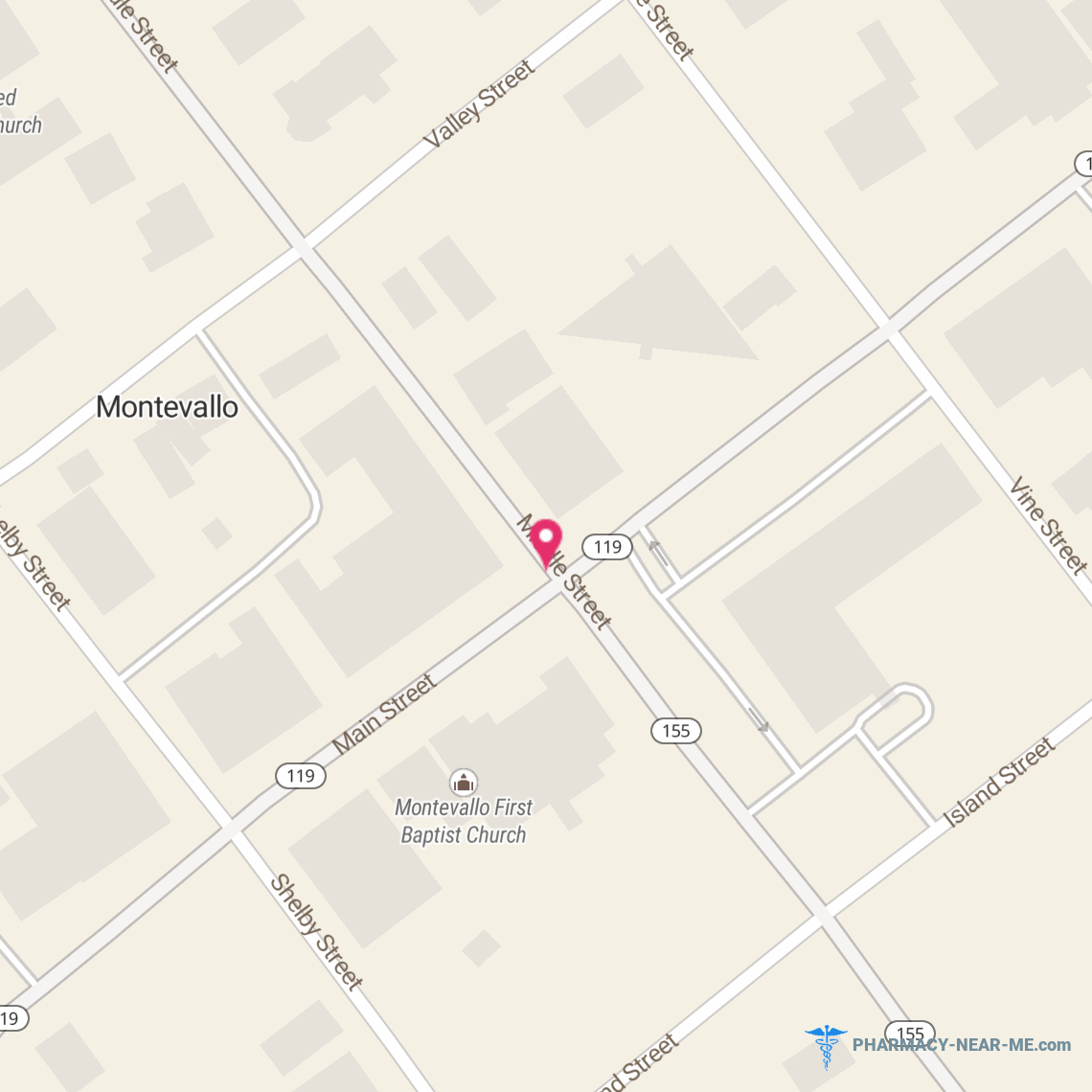 SMITHERMANS PHARMACY - Pharmacy Hours, Phone, Reviews & Information: 703 Main Street, Montevallo, Alabama 35115, United States