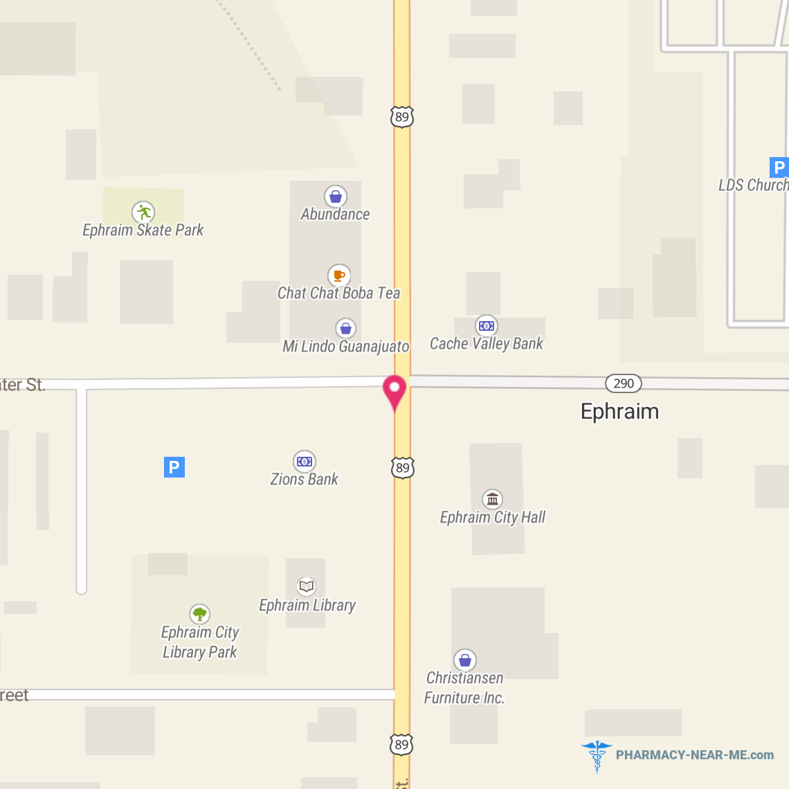 ANDERSON DRUG - Pharmacy Hours, Phone, Reviews & Information: 1 North Main Street, Ephraim, Utah 84627, United States