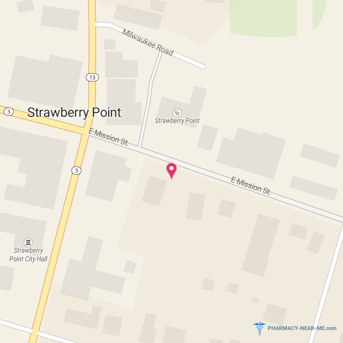 STRAWBERRY POINT DRUG - Pharmacy Hours, Phone, Reviews & Information: 104 West Mission Street, Strawberry Point, Iowa 52076, United States