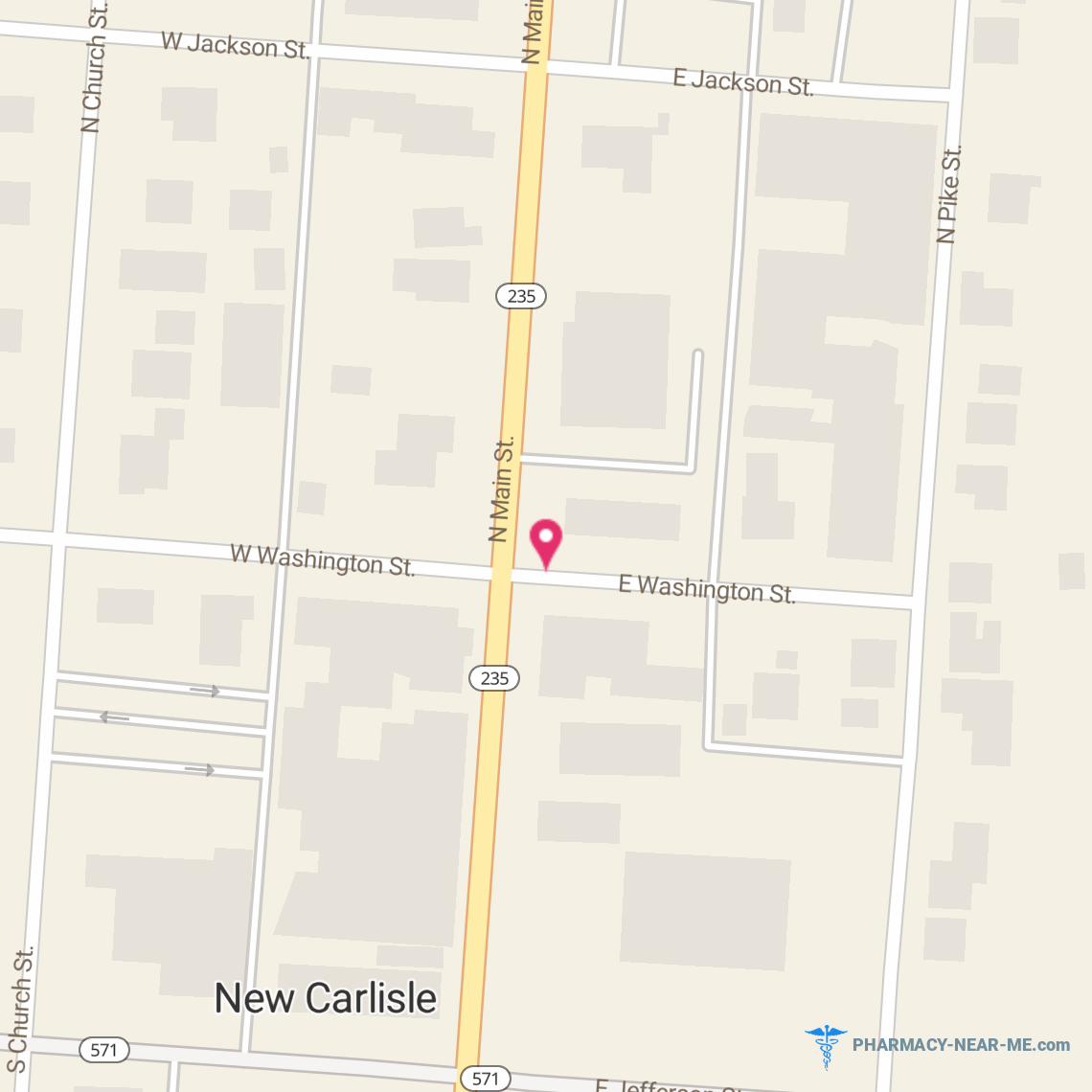 NEW CARLISLE COMMUNITY HEALTH CENTER PHARMACY - Pharmacy Hours, Phone, Reviews & Information: 106 North Main Street, New Carlisle, Ohio 45344, United States