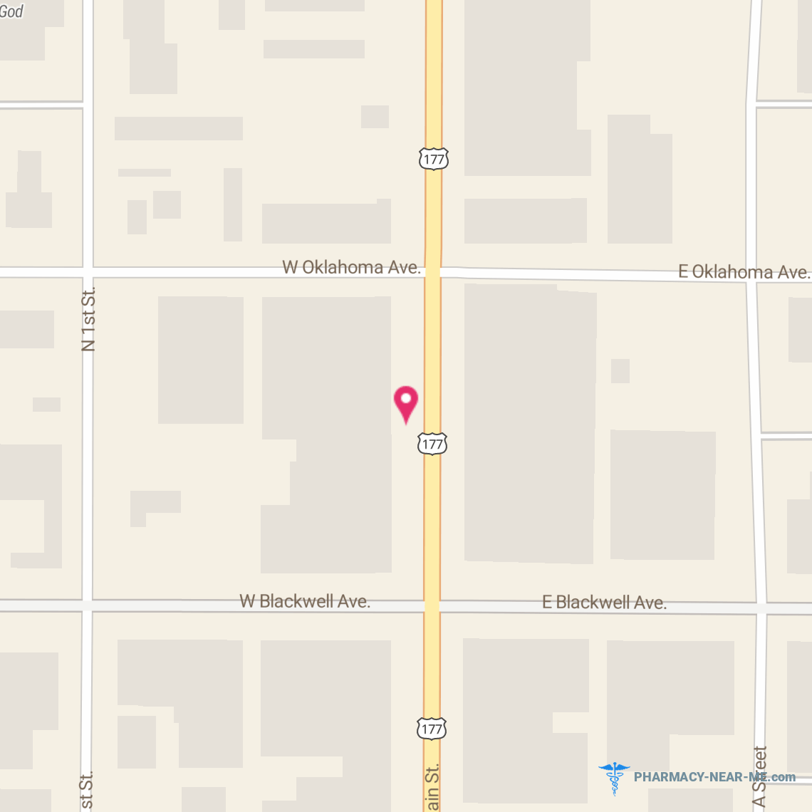 HUTTON PHARMACY - Pharmacy Hours, Phone, Reviews & Information: 119 North Main Street, Blackwell, Oklahoma 74631, United States