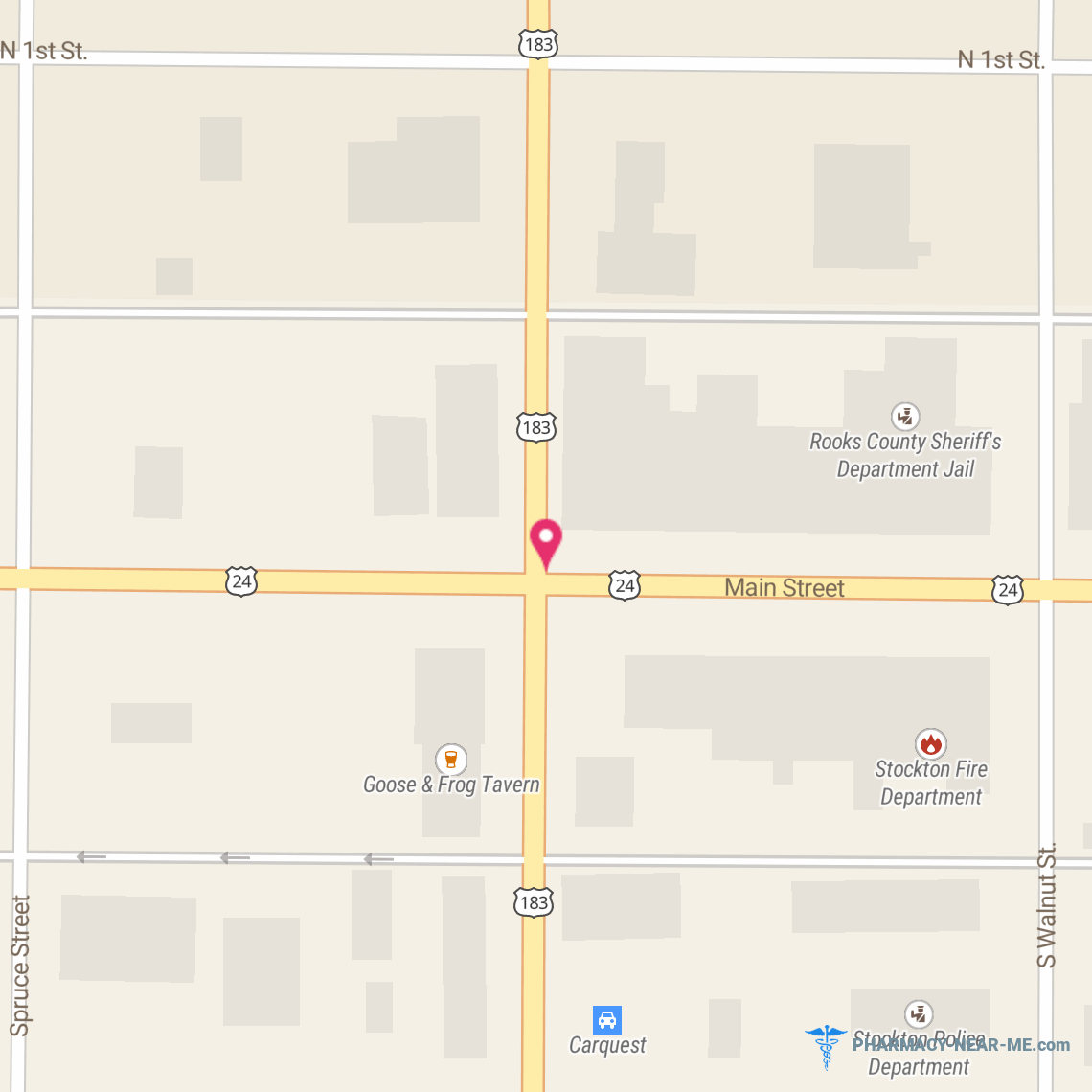 STOCKTON PHARMACY, INC. - Pharmacy Hours, Phone, Reviews & Information: 402 Main Street, Stockton, Kansas 67669, United States