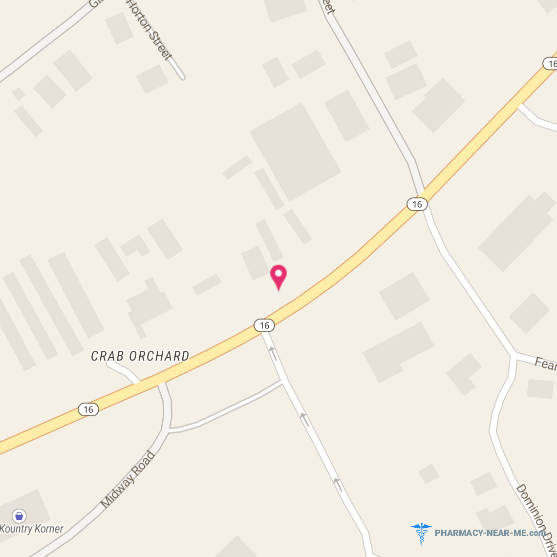 CRAB ORCHARD PHARMACY - Pharmacy Hours, Phone, Reviews & Information: 1299 Robert C Byrd Drive, Crab Orchard, West Virginia 25827, United States