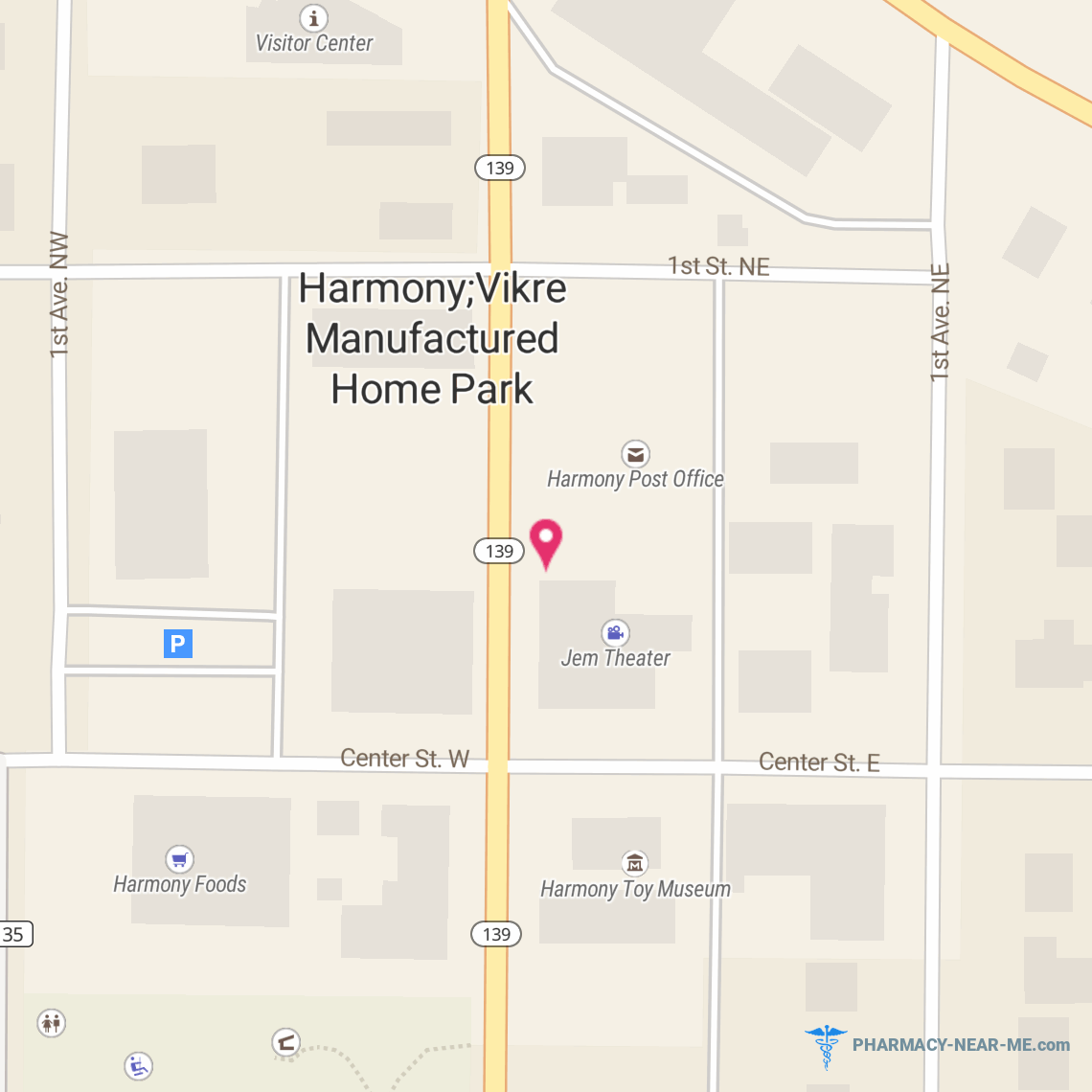 WITTS PHARMACY- HARMONY - Pharmacy Hours, Phone, Reviews & Information: 44 Main Avenue North, Harmony, Minnesota 55939, United States