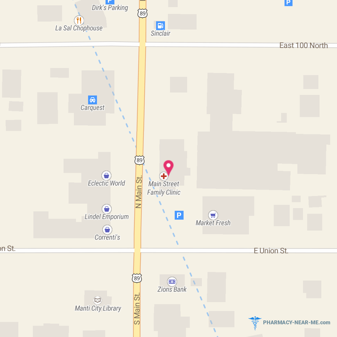 MANTI PHARMACY - Pharmacy Hours, Phone, Reviews & Information: 46 North Main Street, Manti, Utah 84642, United States