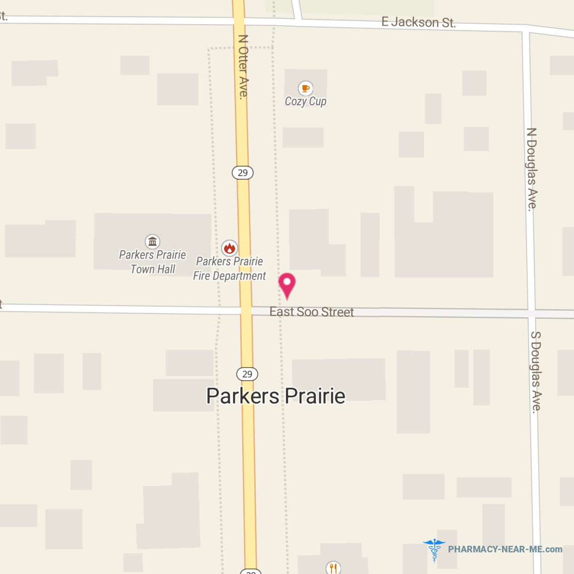 TRUMM DRUG PARKERS PRAIRIE - Pharmacy Hours, Phone, Reviews & Information: 114 East Soo Street, Parkers Prairie, Minnesota 56361, United States