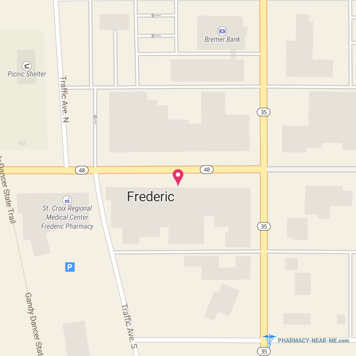 FREDERIC PHARMACY - Pharmacy Hours, Phone, Reviews & Information: 201 Oak Street West, Frederic, Wisconsin 54837, United States