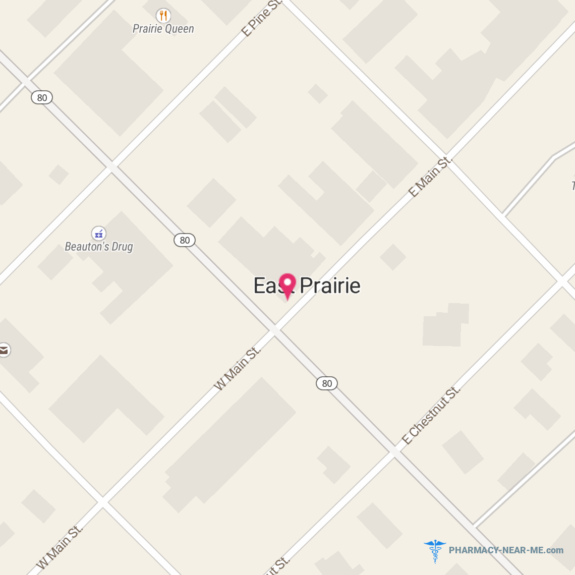 MAIN STREET PHARMACY - Pharmacy Hours, Phone, Reviews & Information: 117 East Main Street, East Prairie, Missouri 63845, United States