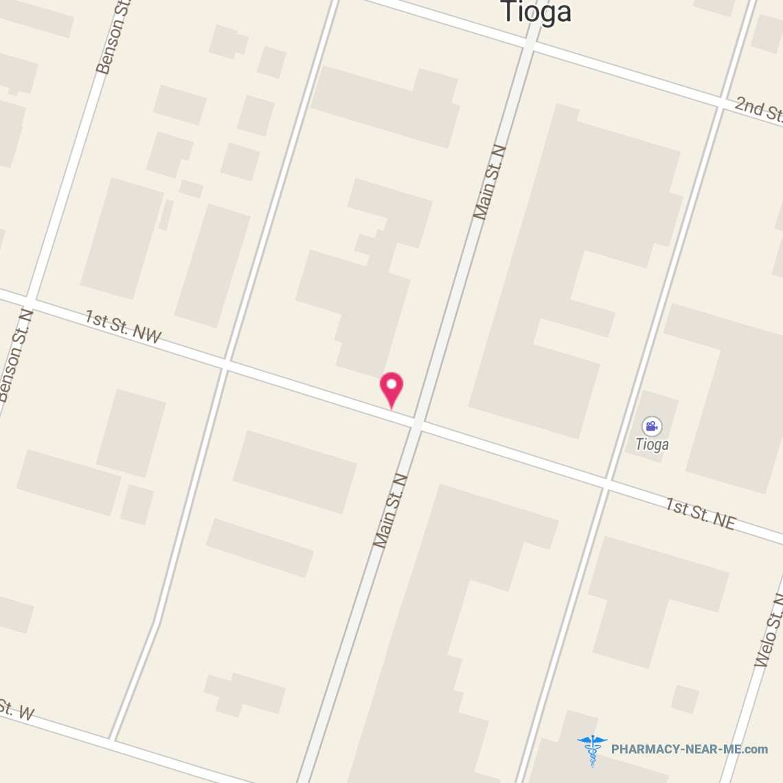 TIOGA DRUG INC - Pharmacy Hours, Phone, Reviews & Information: 106 N Main St, Tioga, North Dakota 58852, United States