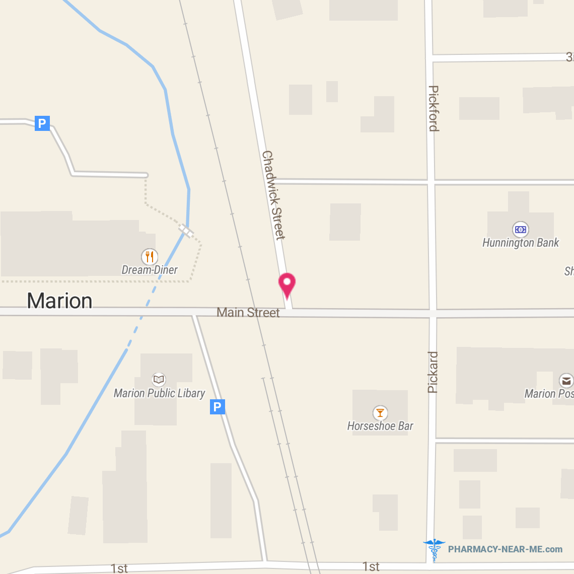 MARION PHARMACY - Pharmacy Hours, Phone, Reviews & Information: 103 E Main St, Marion, Michigan 49665, United States