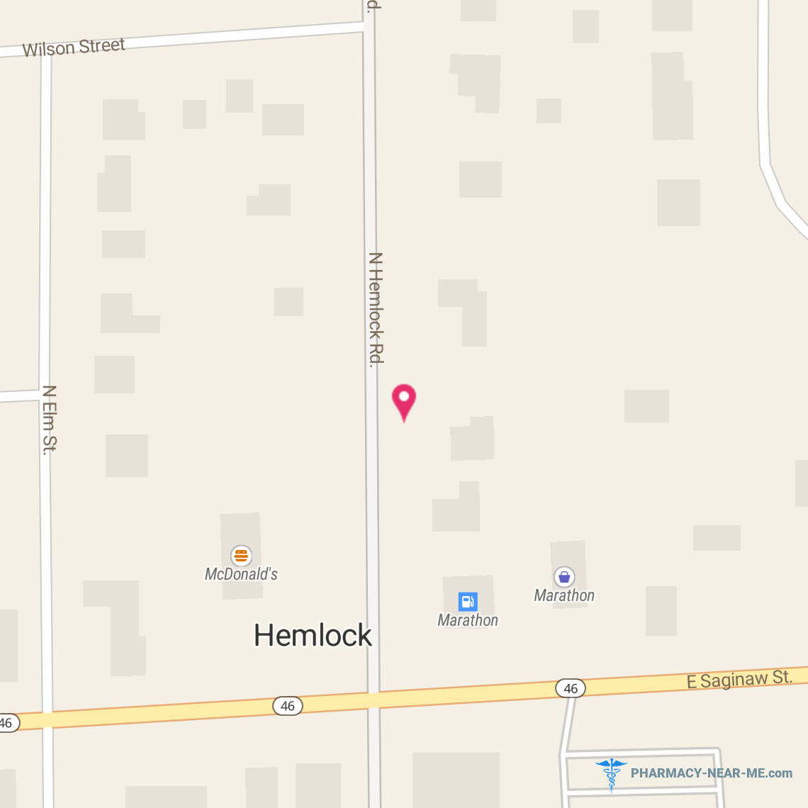 HEMLOCK PHARMACY - Pharmacy Hours, Phone, Reviews & Information: 132 Hemlock Plaza Dr, Hemlock, Michigan 48626, United States