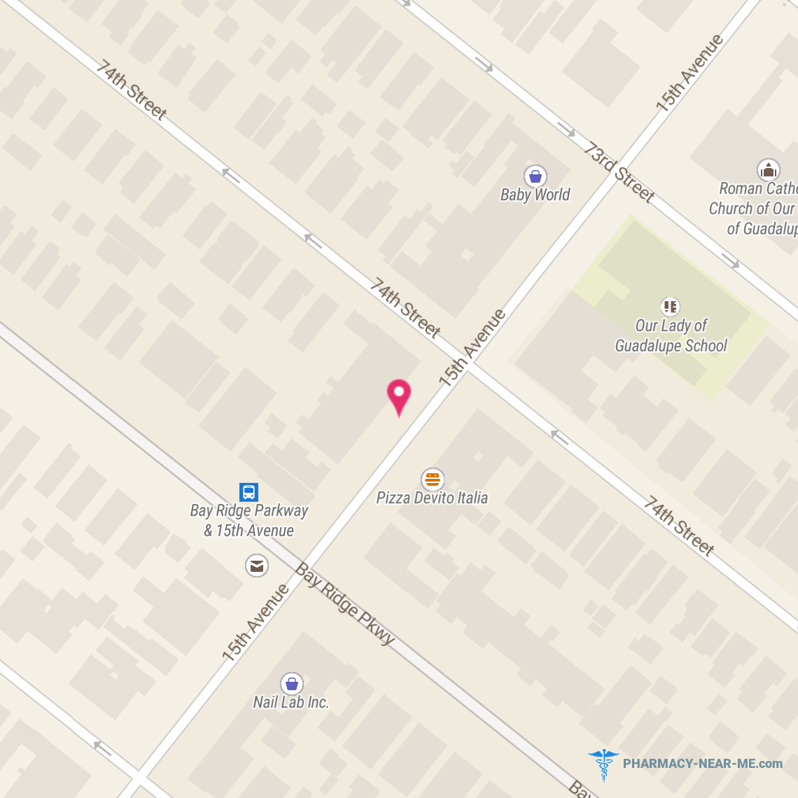 PARK RIDGE PHARMACY - Pharmacy Hours, Phone, Reviews & Information: 7426 15th Avenue, Brooklyn, New York 11228, United States