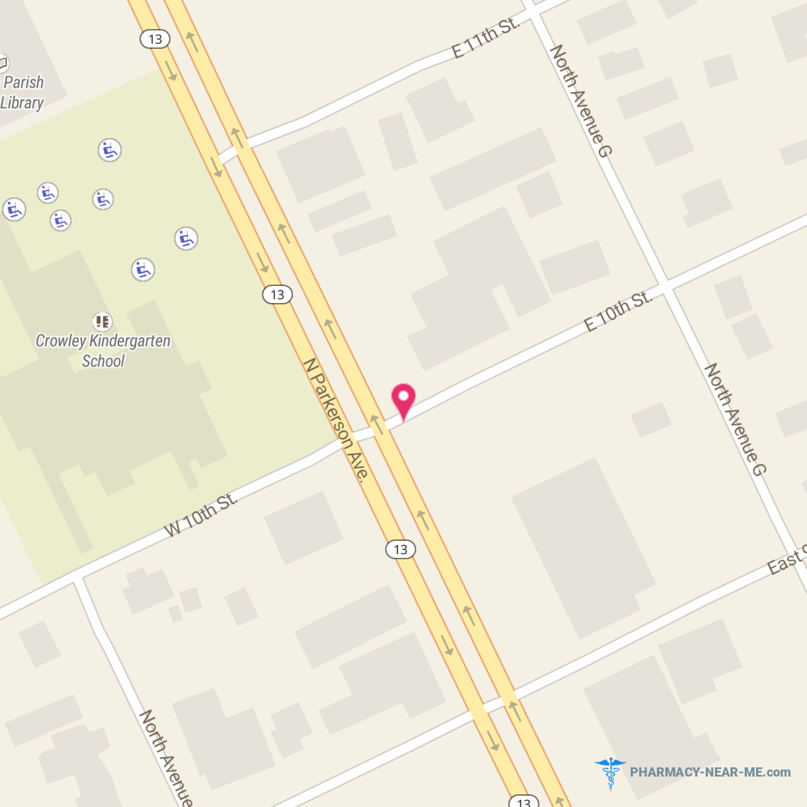 CARMICHAEL'S LTC OF CROWLEY - Pharmacy Hours, Phone, Reviews & Information: 1004 N Parkerson Ave, Crowley, Louisiana 70526, United States