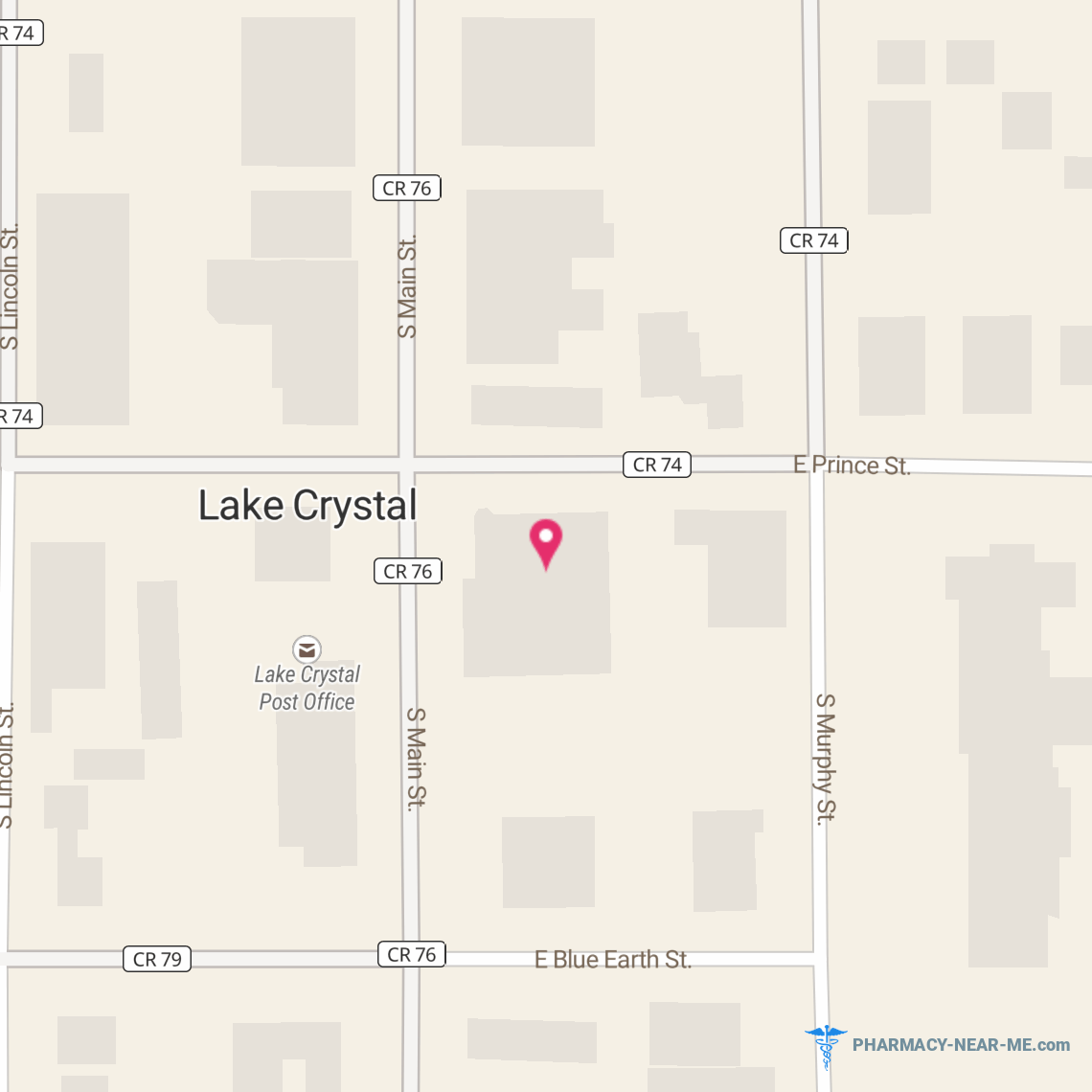 LAKE CRYSTAL PHARMACY - Pharmacy Hours, Phone, Reviews & Information: 210 South Main Street, Lake Crystal, Minnesota 56055, United States