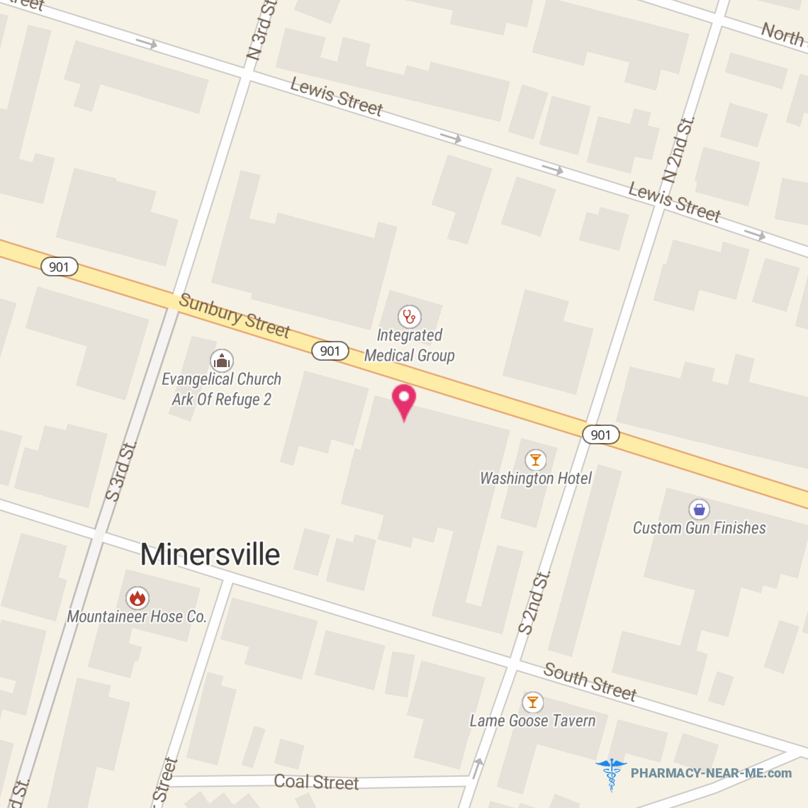 RXD OF MINERSVILLE - Pharmacy Hours, Phone, Reviews & Information: 245 Sunbury Street, Minersville, Pennsylvania 17954, United States