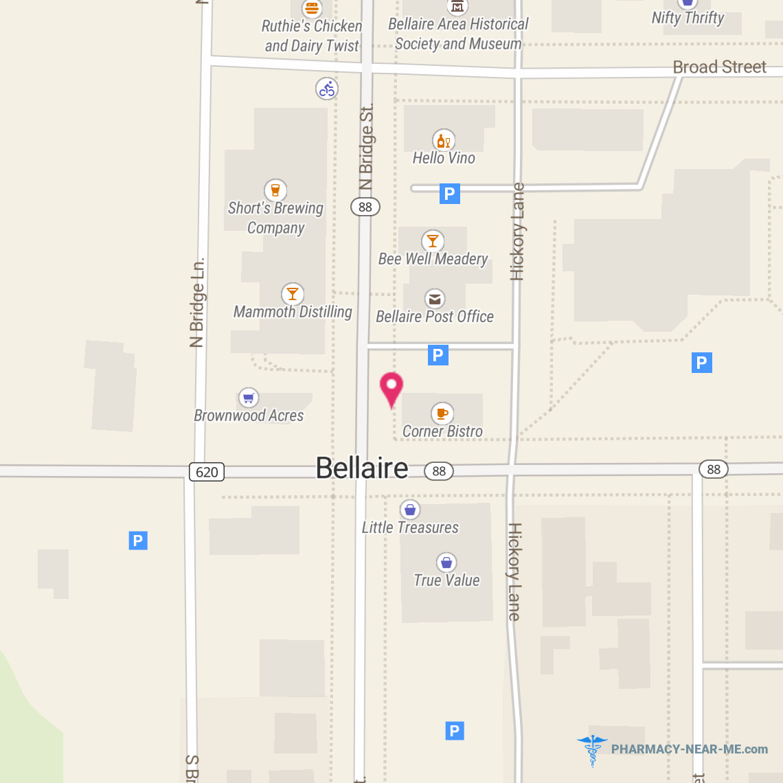 BELLAIRE PHARMACY INC - Pharmacy Hours, Phone, Reviews & Information: 120 North Bridge Street, Bellaire, Michigan 49615, United States