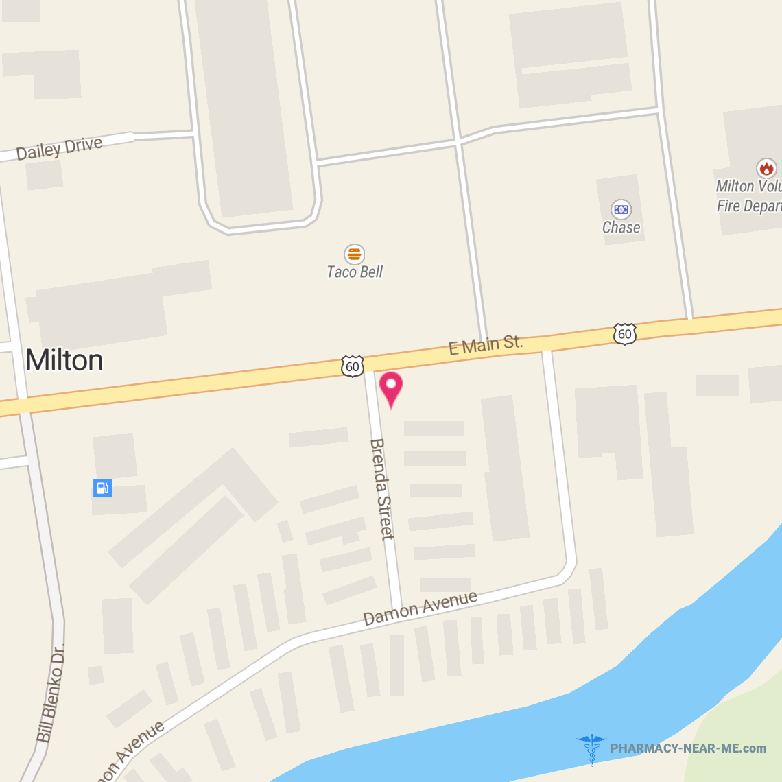 MILTON FAMILY PHARMACY - Pharmacy Hours, Phone, Reviews & Information: 872 East Main Street, Milton, West Virginia 25541, United States